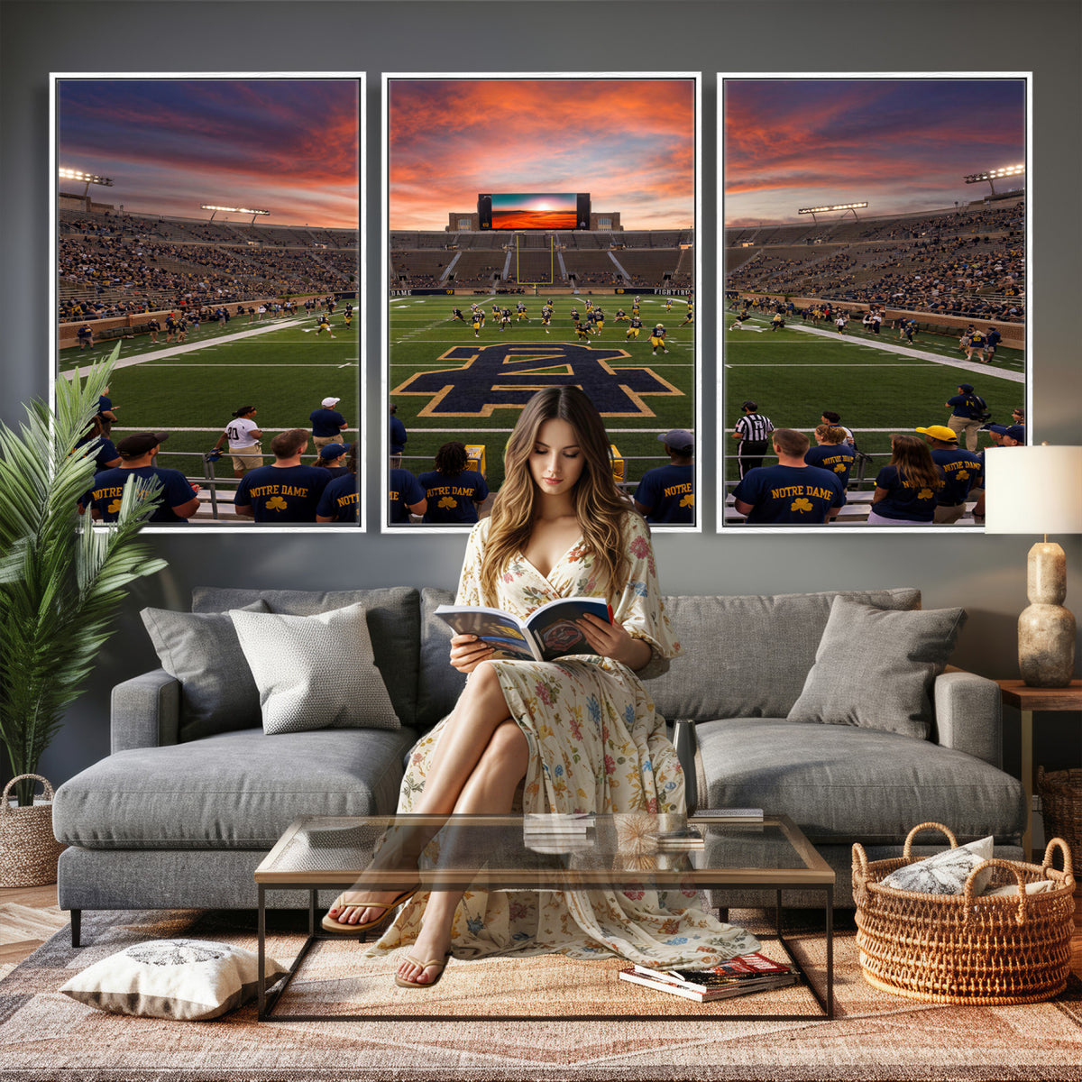 75411323-MGV-CV-36X24 - Stadium Wall Art Canvas Print