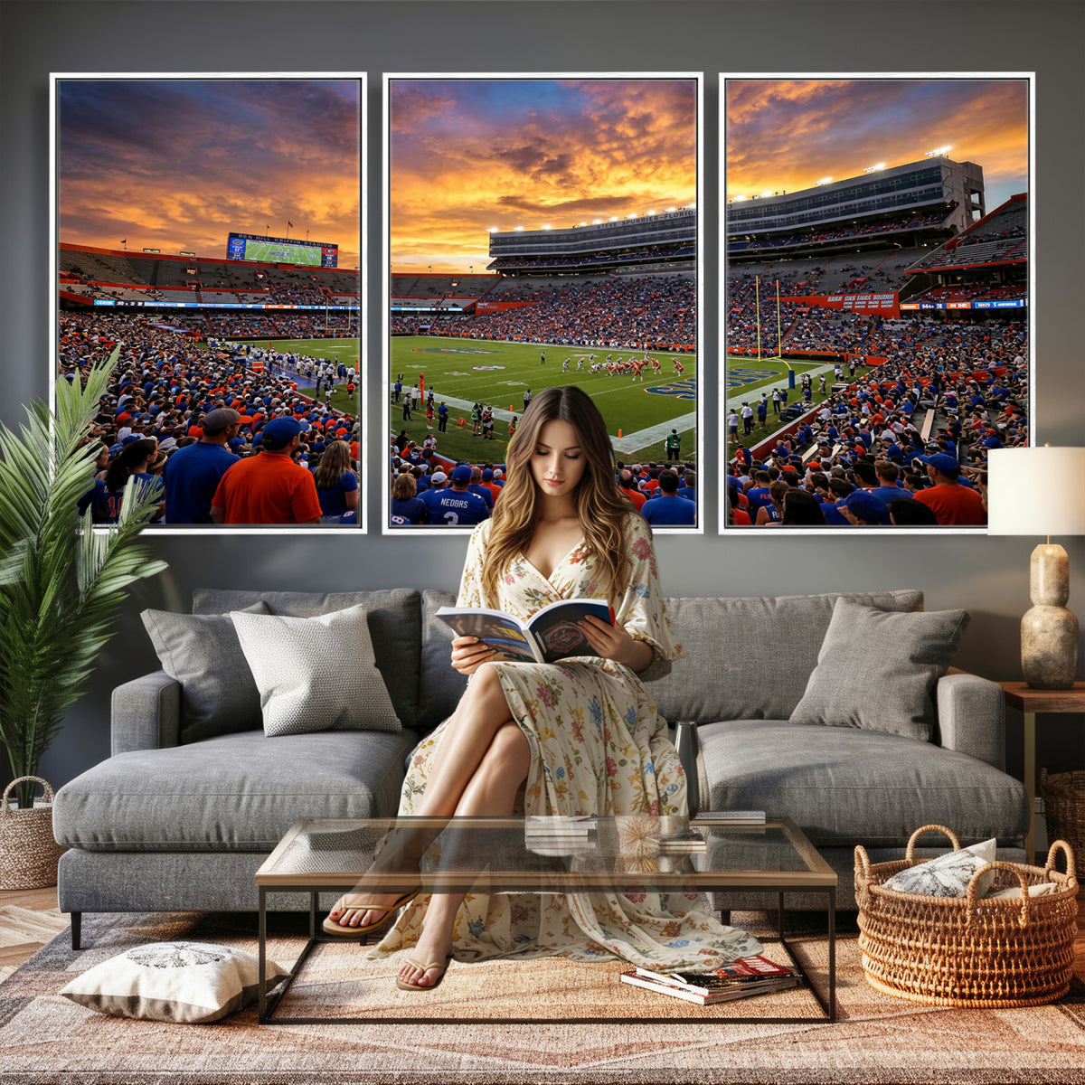 23829865-MGV-CV-36X24 - Stadium Wall Art Canvas Print