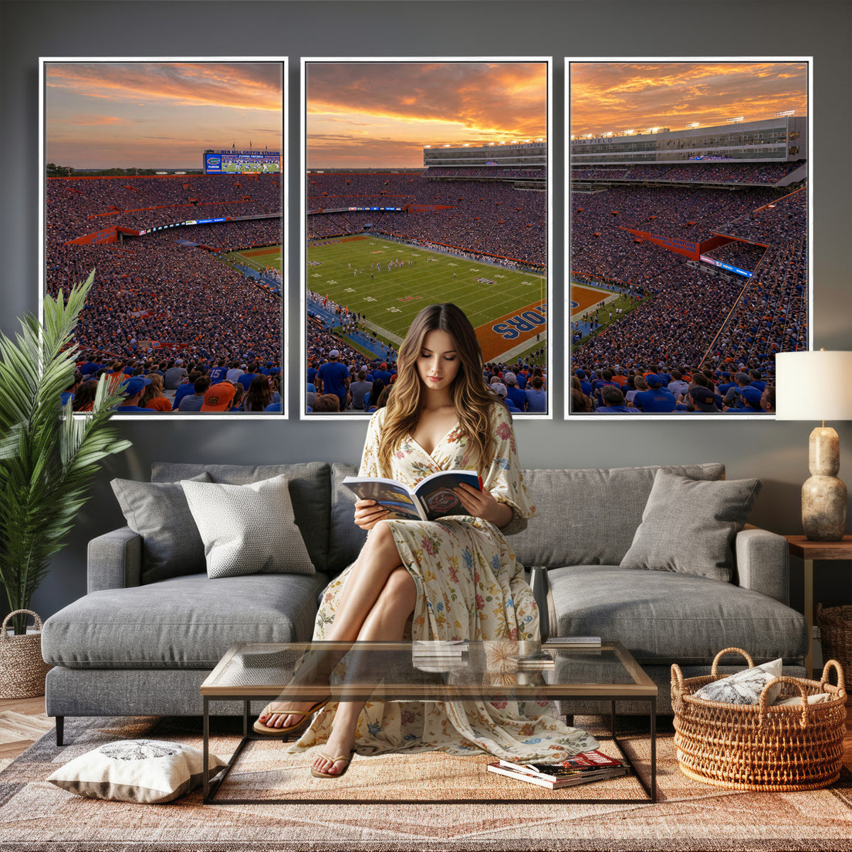 48009171-MGV-CV-36X24 - Stadium Wall Art Canvas Print