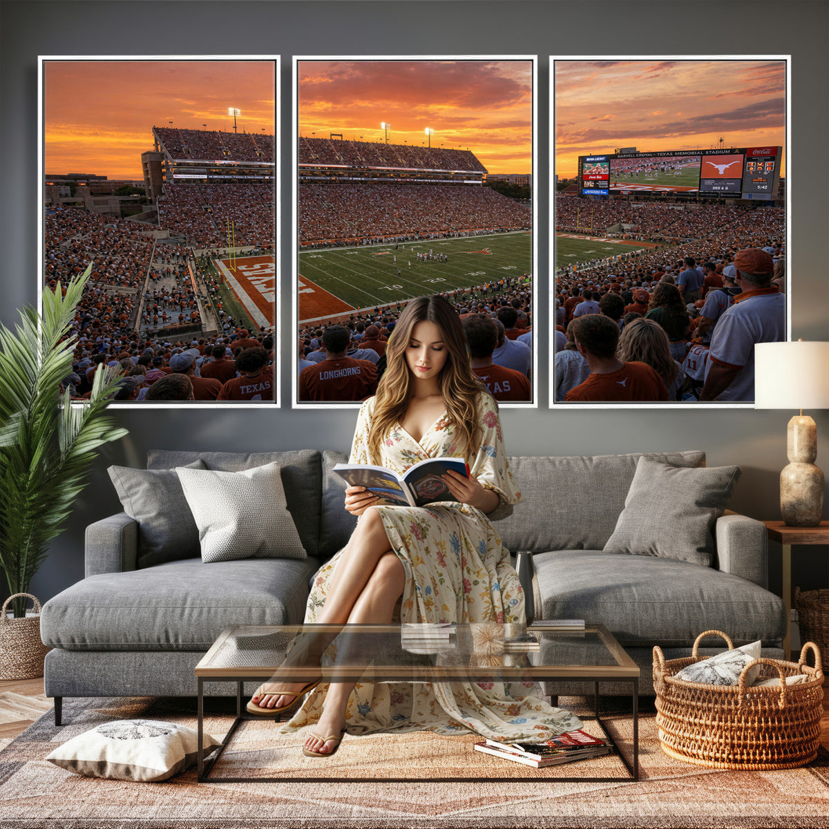 50466060-MGV-CV-36X24 - Stadium Wall Art Canvas Print