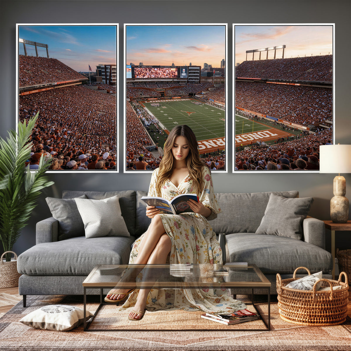 41187139-MGV-CV-36X24 - Stadium Wall Art Canvas Print