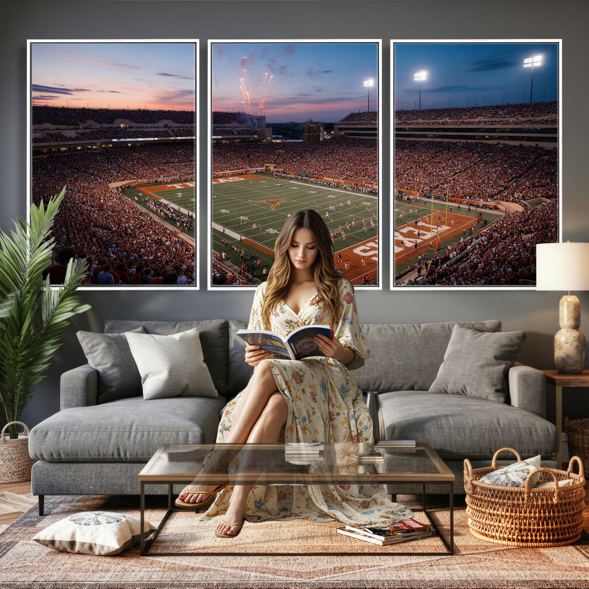 31666911-MGV-CV-36X24 - Stadium Wall Art Canvas Print
