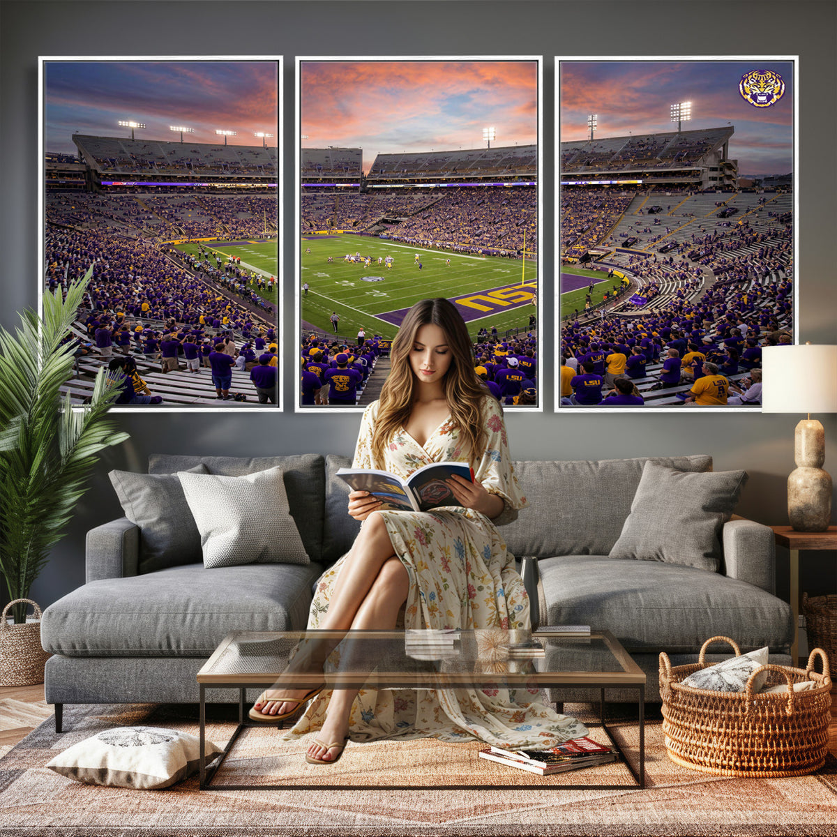 20281385-MGV-CV-36X24 - Stadium Wall Art Canvas Print