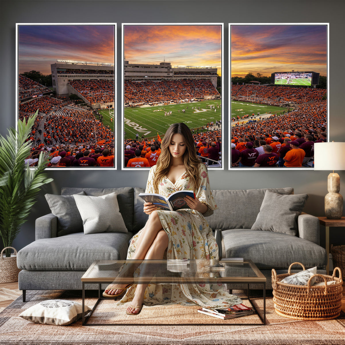 23178259-MGV-CV-36X24 - Stadium Wall Art Canvas Print