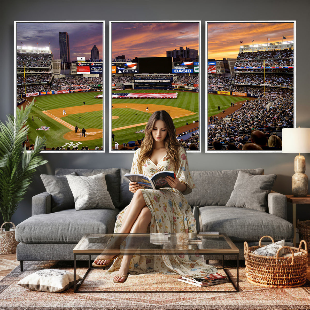 39000124-MGV-CV-36X24 - Stadium Wall Art Canvas Print