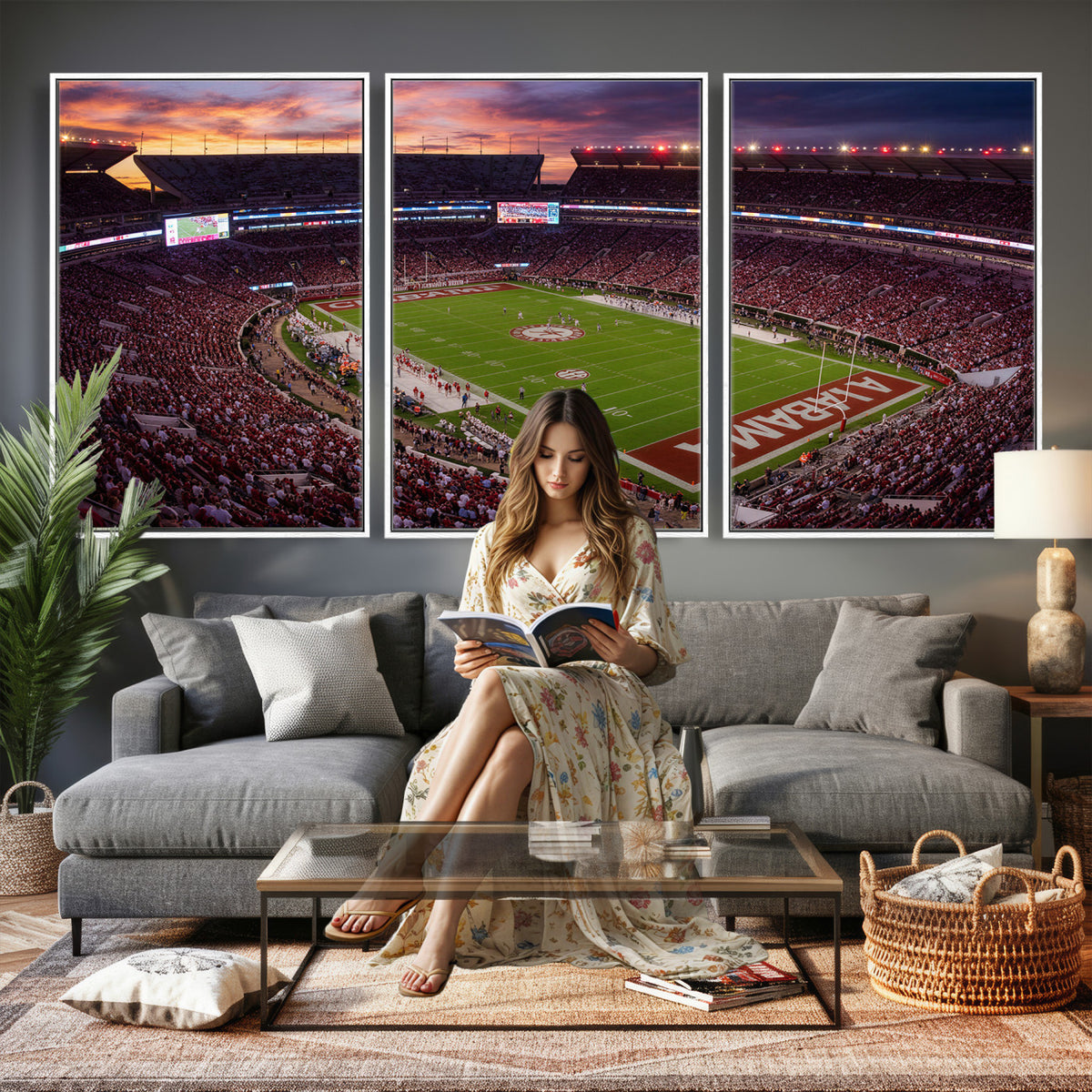 59537492-MGV-CV-36X24 - Stadium Wall Art Canvas Print