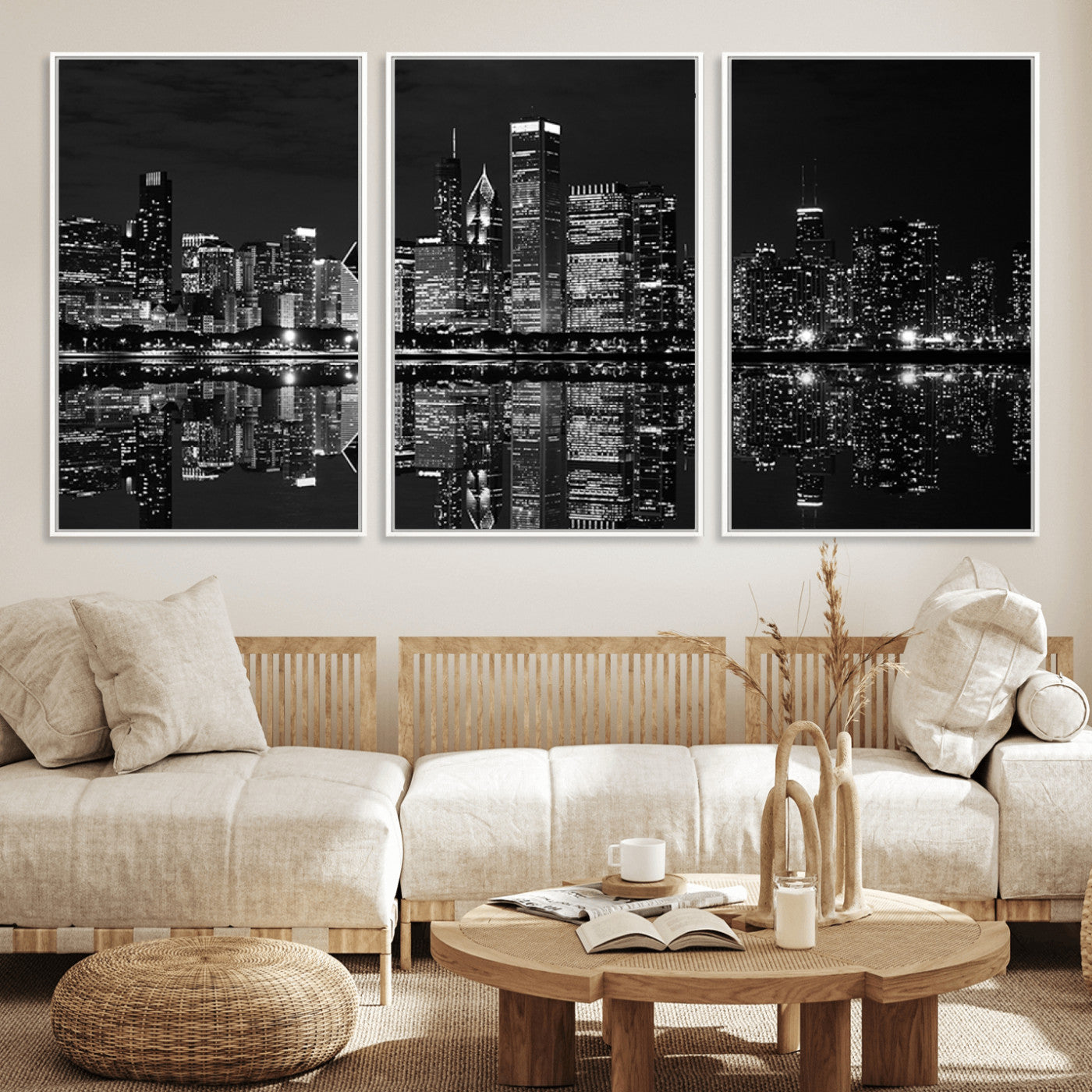 -Chicago Wall Art Canvas Print