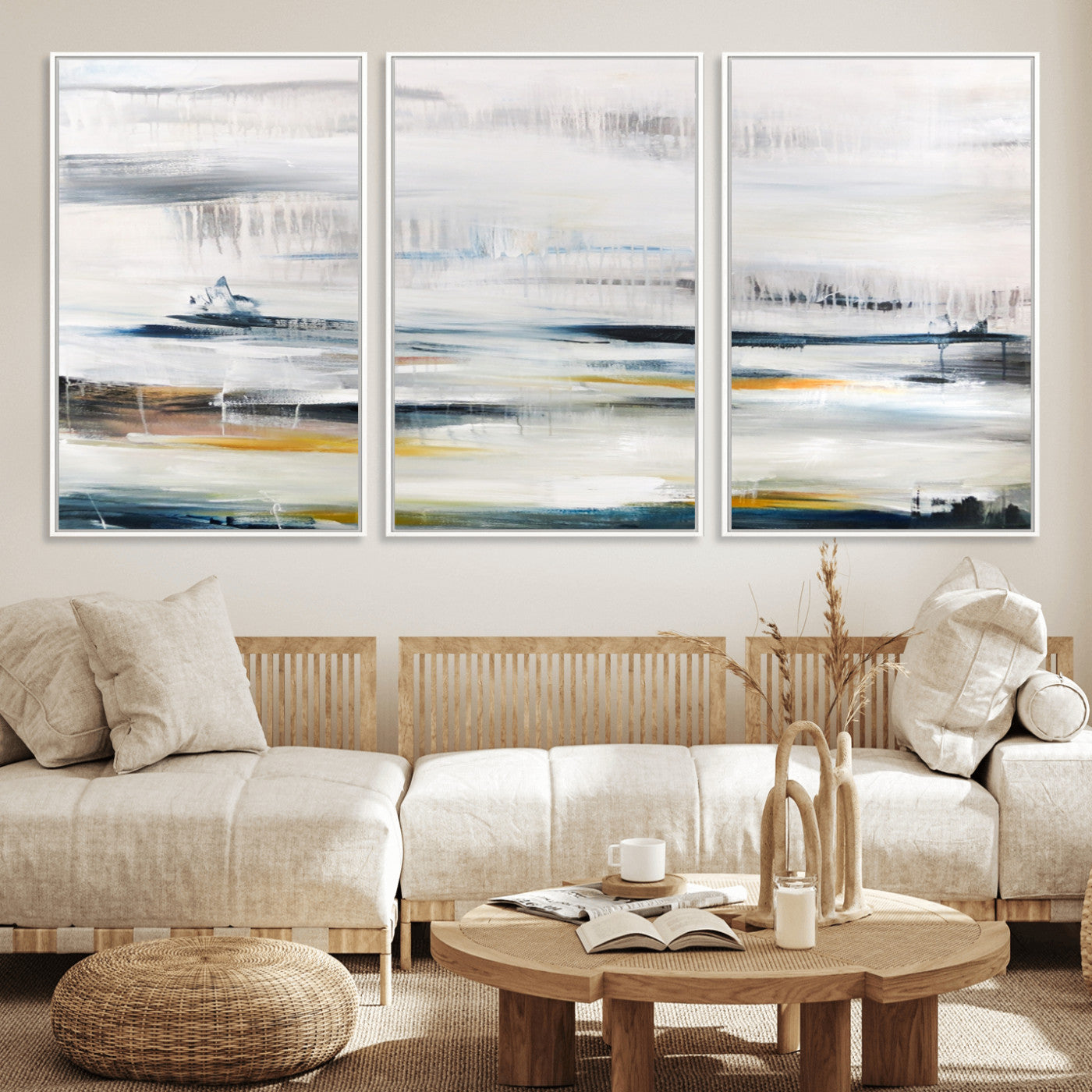 74932-MGV-CV-36X24-Soft Color Abstract Canvas Print