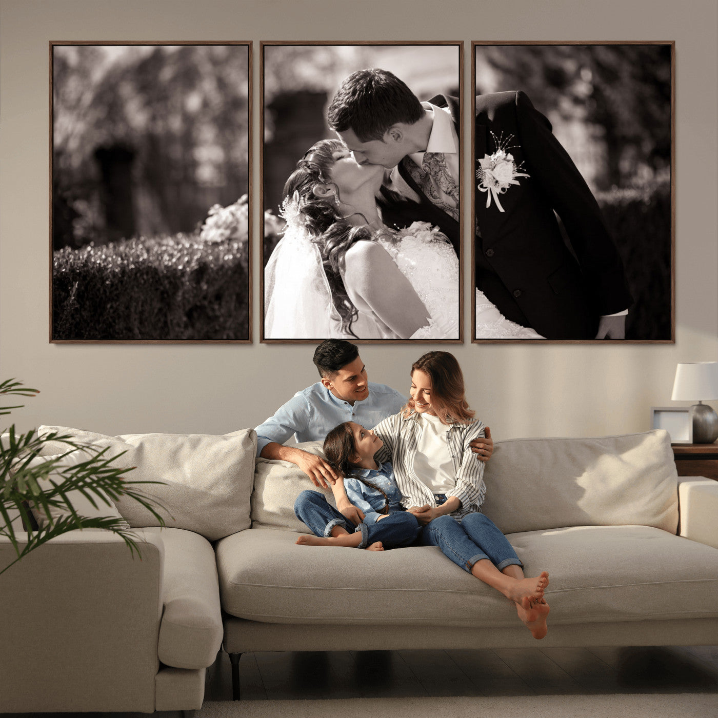 -Create Your Own Photo Canvas Print - Personalized Wall Art for Home Decor Wall Art Print, Create