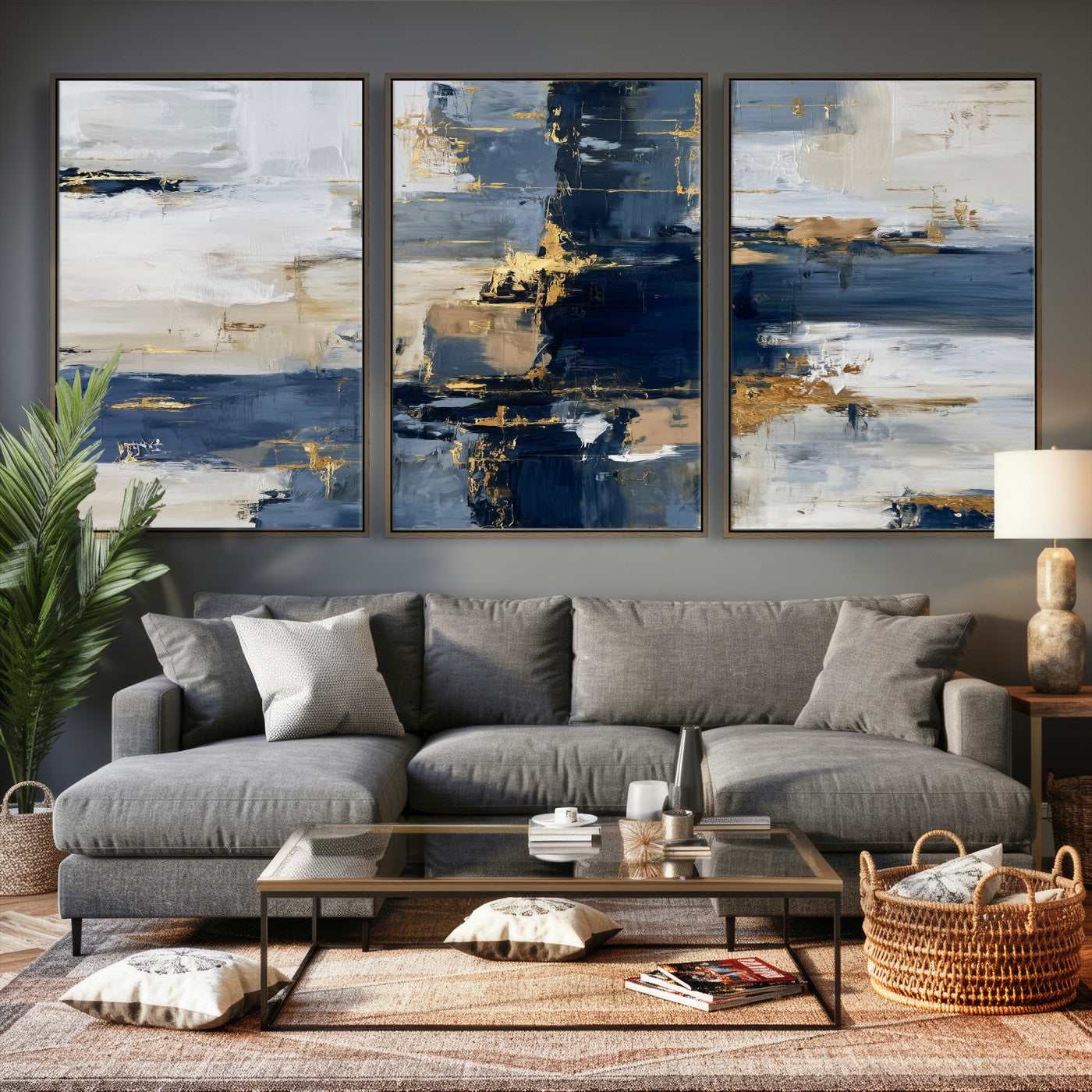 57128767-MGV-CV-36X24 - Abstract Wall Art Canvas Print