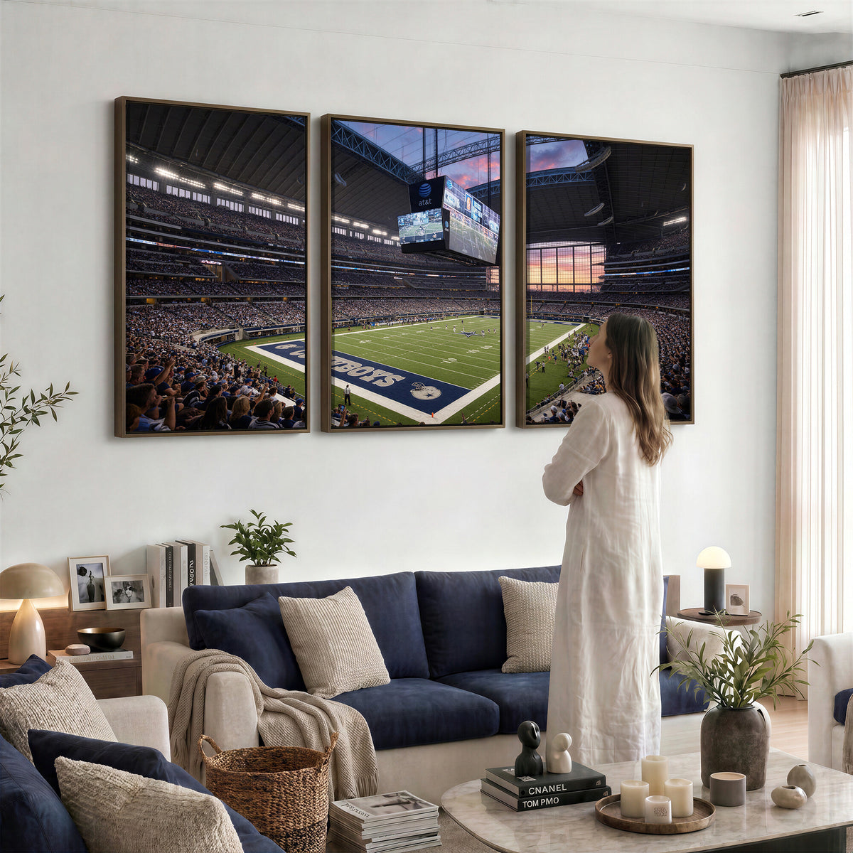 25449193-MGV-CV-36X24 - Stadium Wall Art Canvas Print
