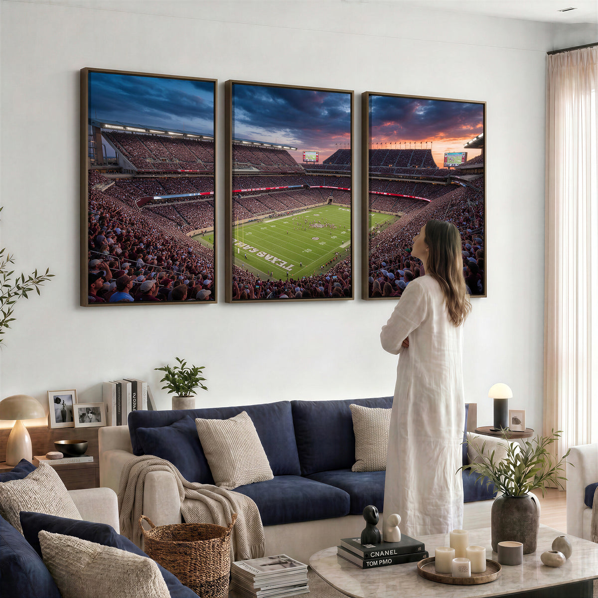 55475837-MGV-CV-36X24 - Stadium Wall Art Canvas Print