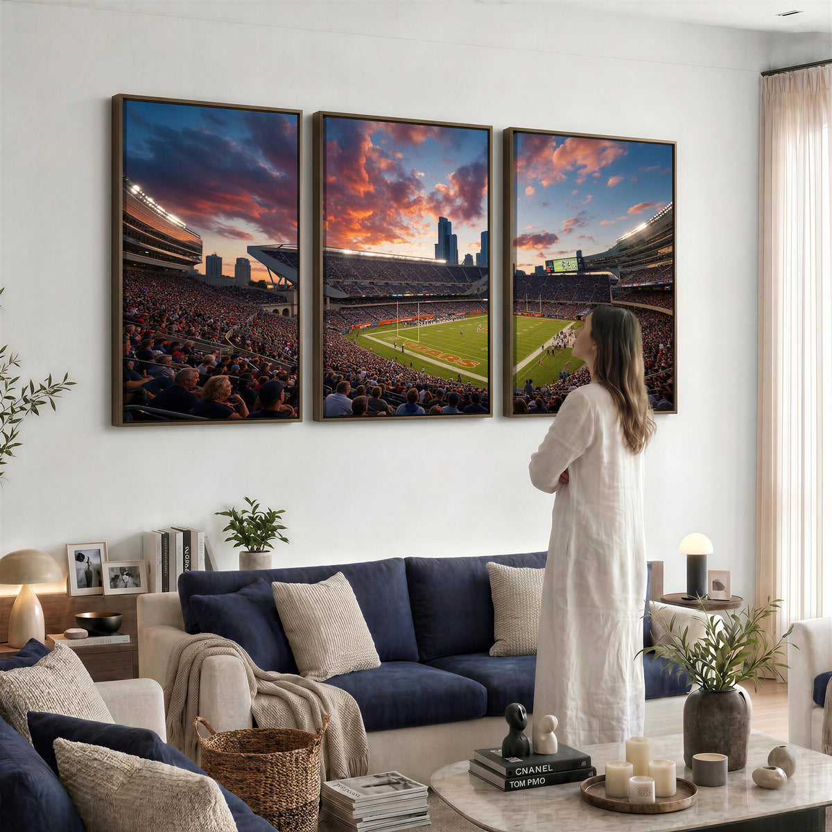 21104528-MGV-CV-36X24 - Stadium Wall Art Canvas Print