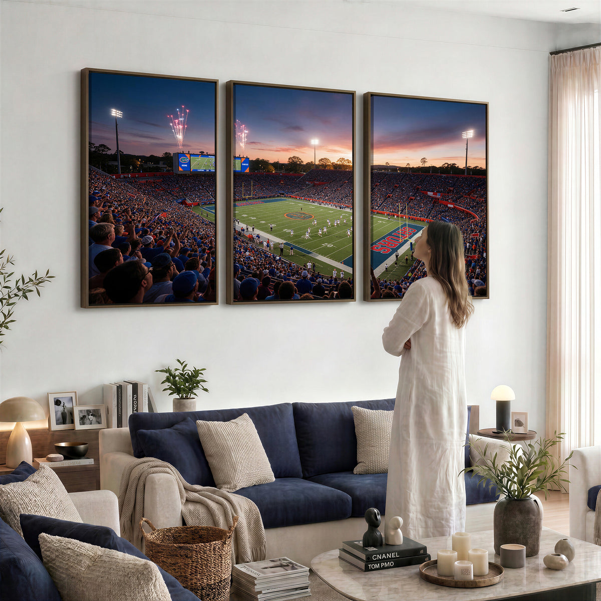 76151234-MGV-CV-36X24 - Stadium Wall Art Canvas Print