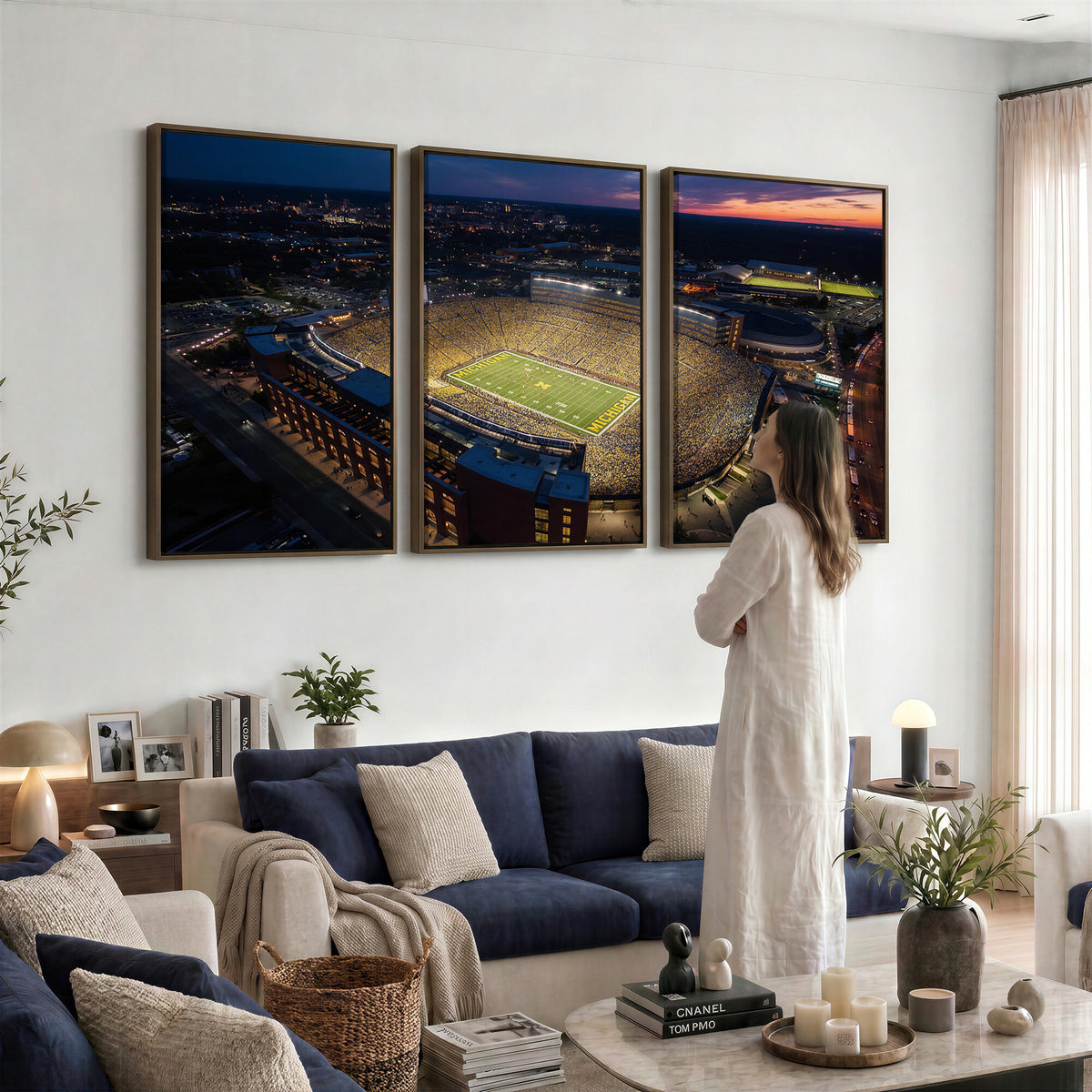 61127284-MGV-CV-36X24 - Stadium Wall Art Canvas Print