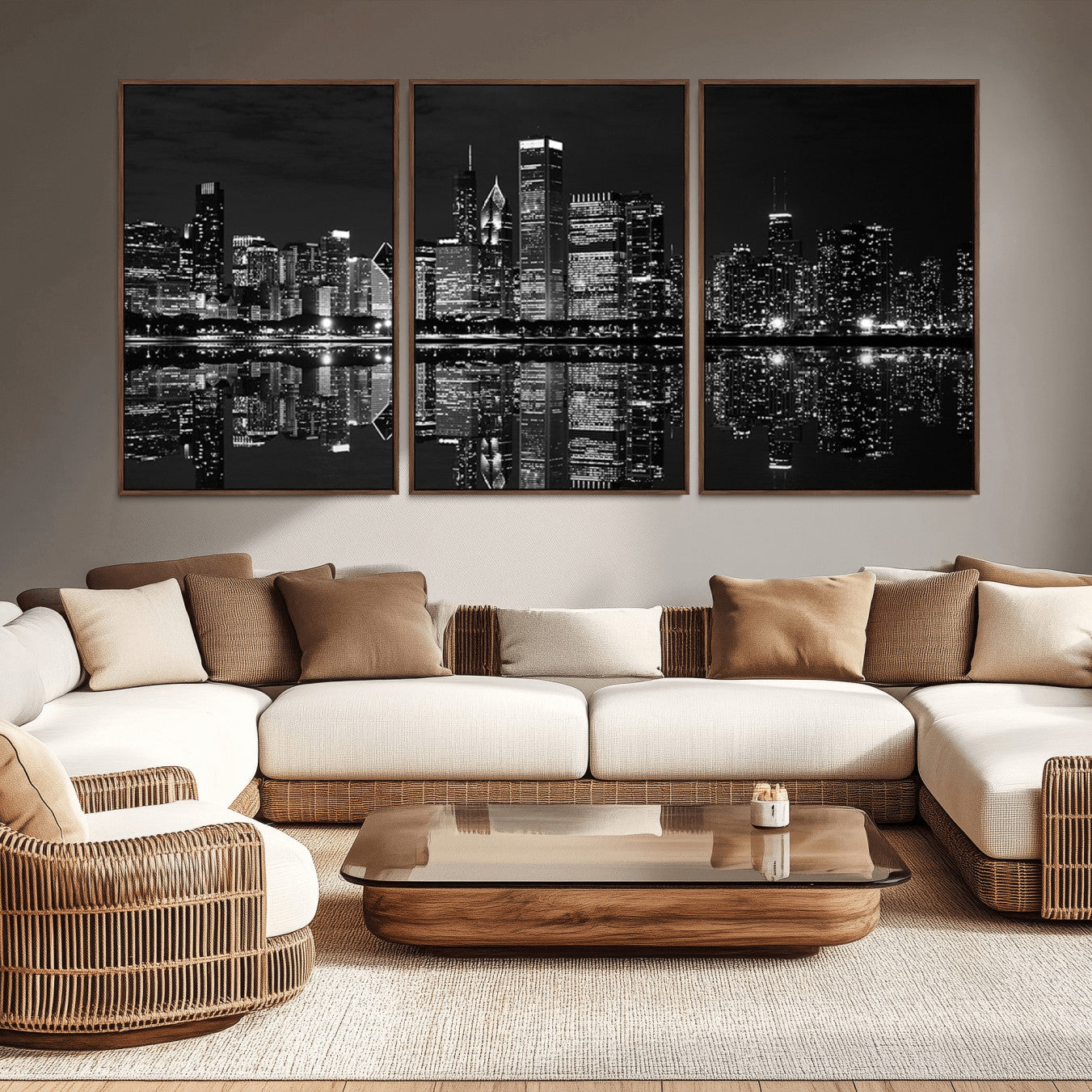 -Chicago Wall Art Canvas Print