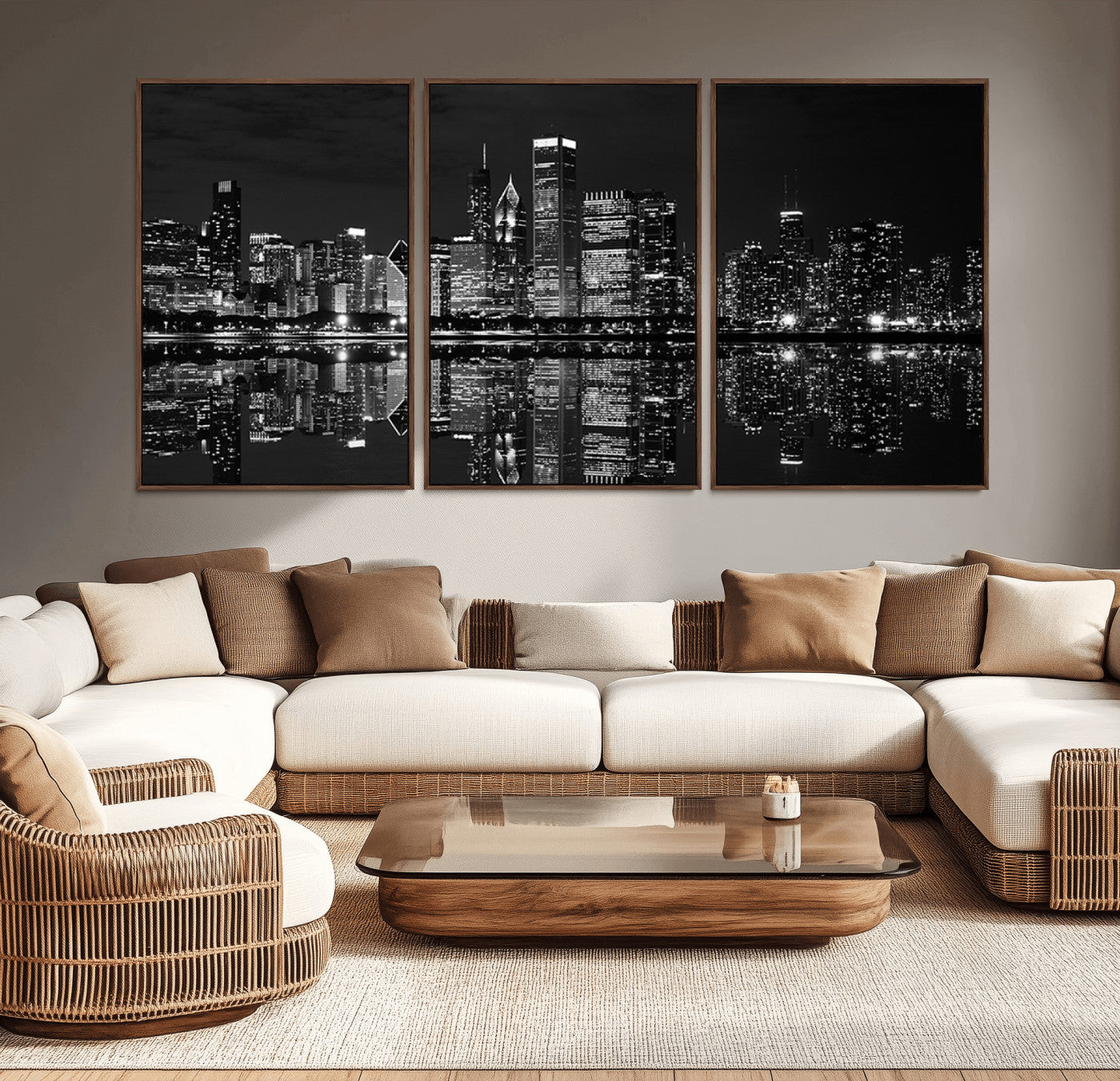 15050-MGV-CV-36X24-Chicago Wall Art Canvas Print