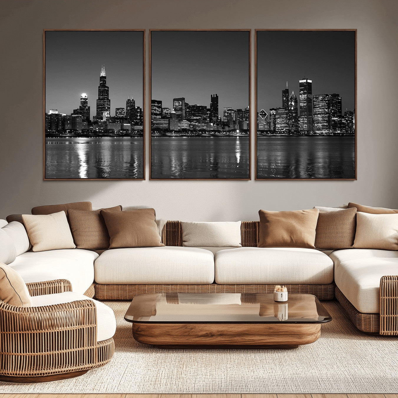 -Chicago Wall Art Canvas Print