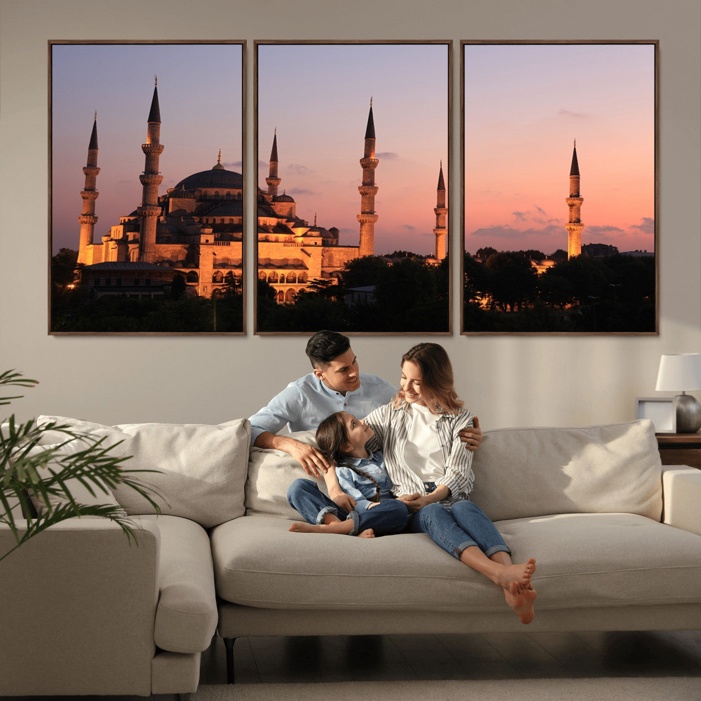 -Wall Art Turkey Istanbul Skyline Canvas Print