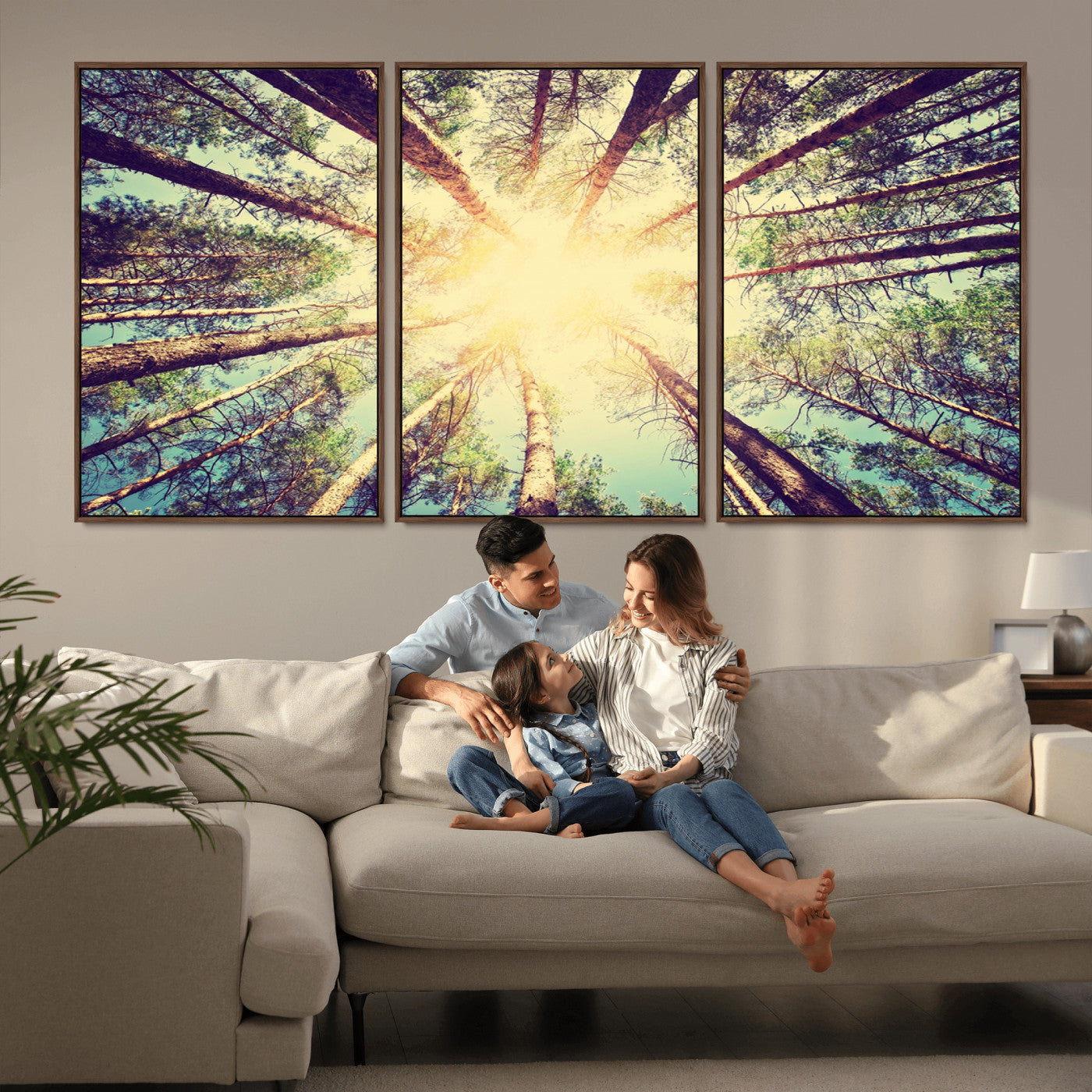 -Tree and Sunshine Canvas Print