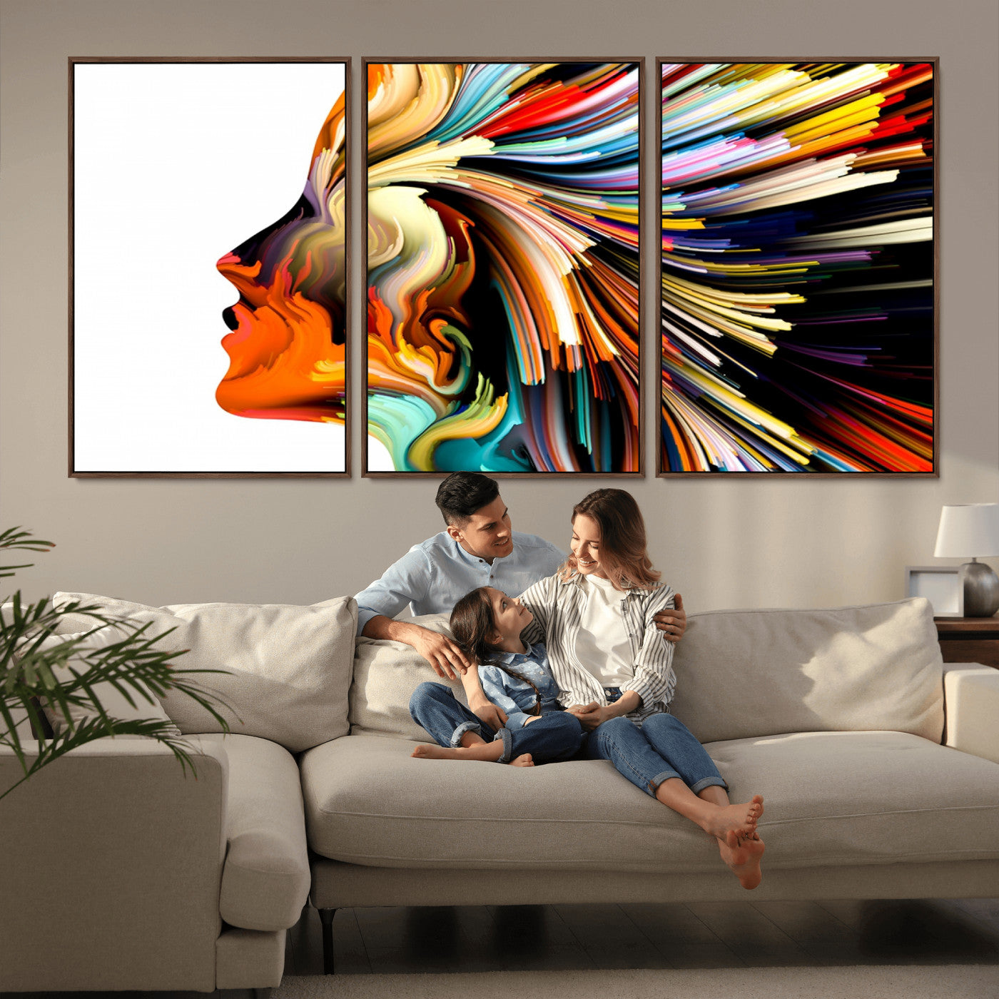 -Profile Colors Canvas Print
