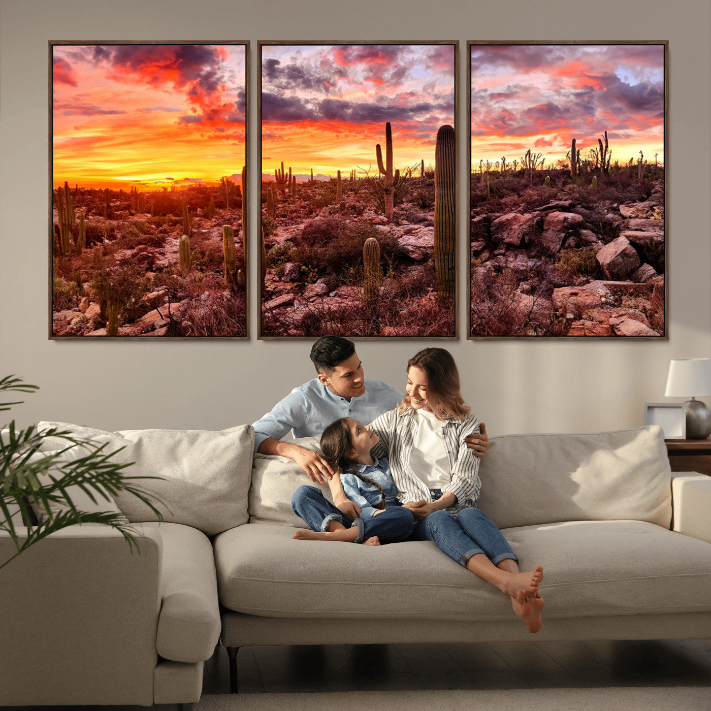 -Arizona Desert Print, Western Cowboy Wall Art Print