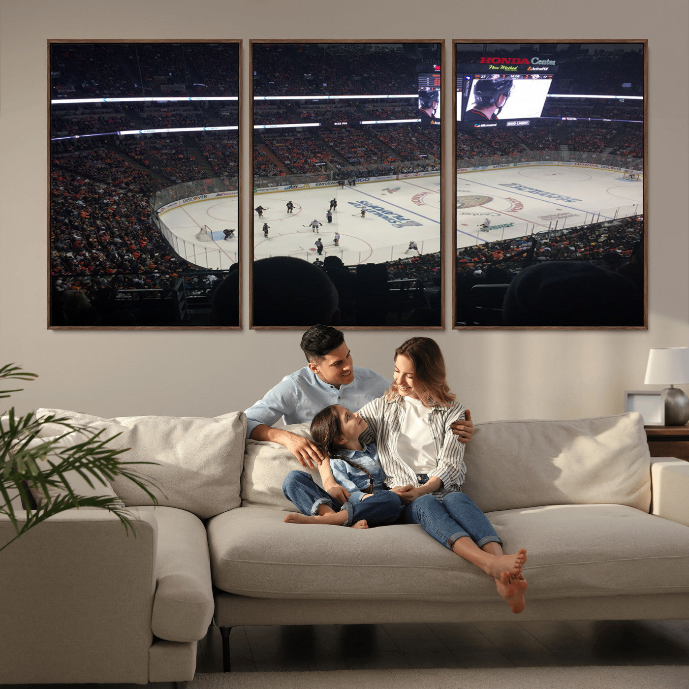 -Honda Center California Anaheim Ducks Hockey Stadium Wall Art, Honda Center California Stadium Wall