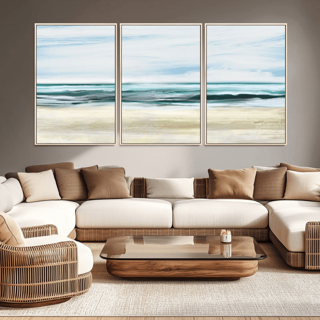 96301-MGV-CV-36X24-Ocean Abstract Wall Art Canvas Print
