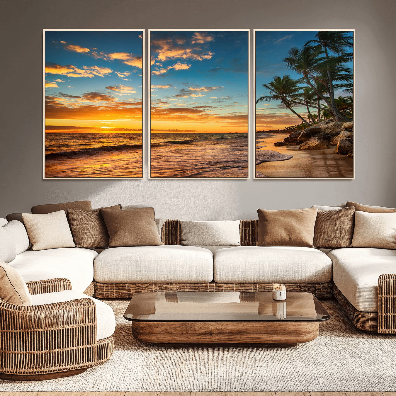 26281-MGV-CV-36X24-Sunset Wall Art Canvas Print