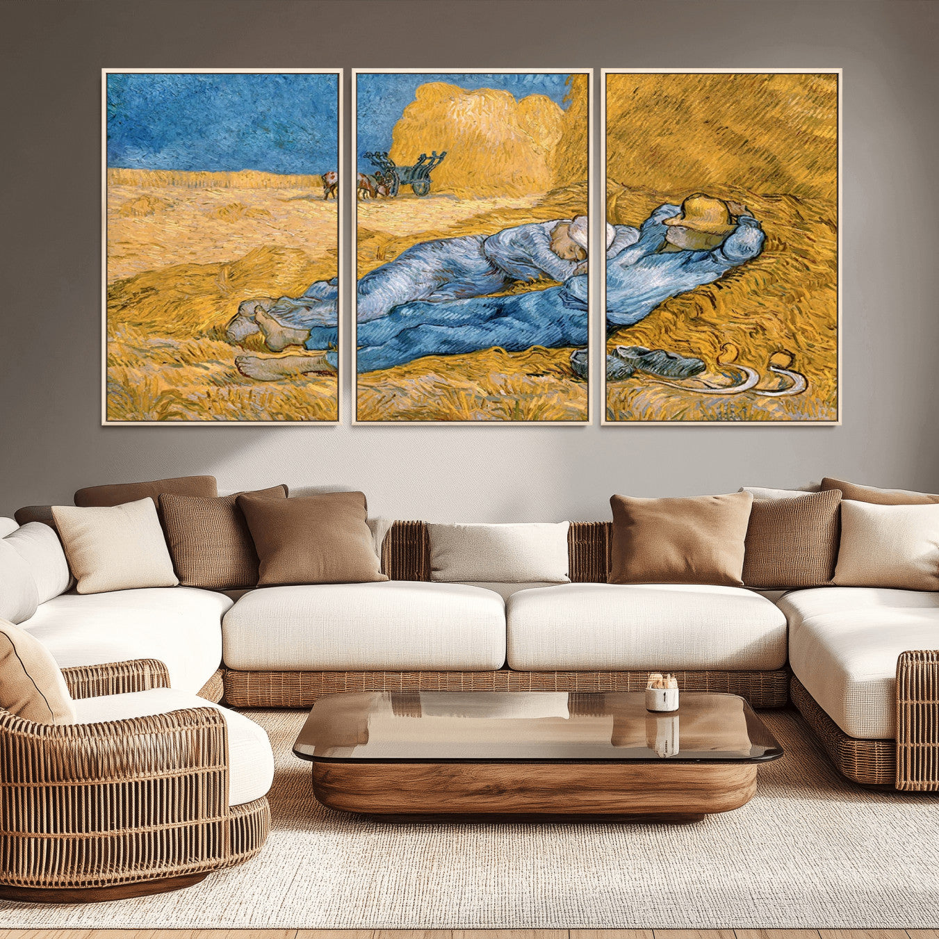 85933-MGV-CV-36X24-Master Artist Vincent Van Gogh Nature Wilderness Illustrs Fine Art Canvas, Van Gogh Nature