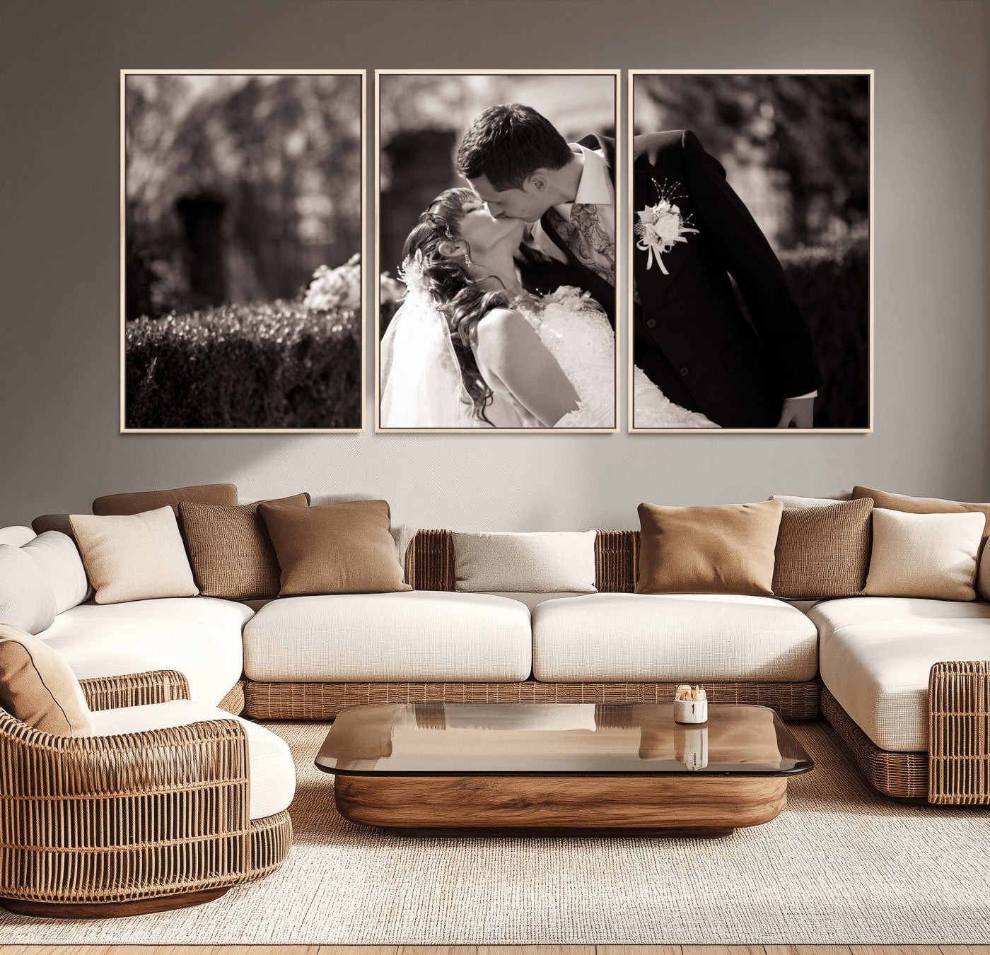 -Create Your Own Photo Canvas Print - Personalized Wall Art for Home Decor Wall Art Print, Create