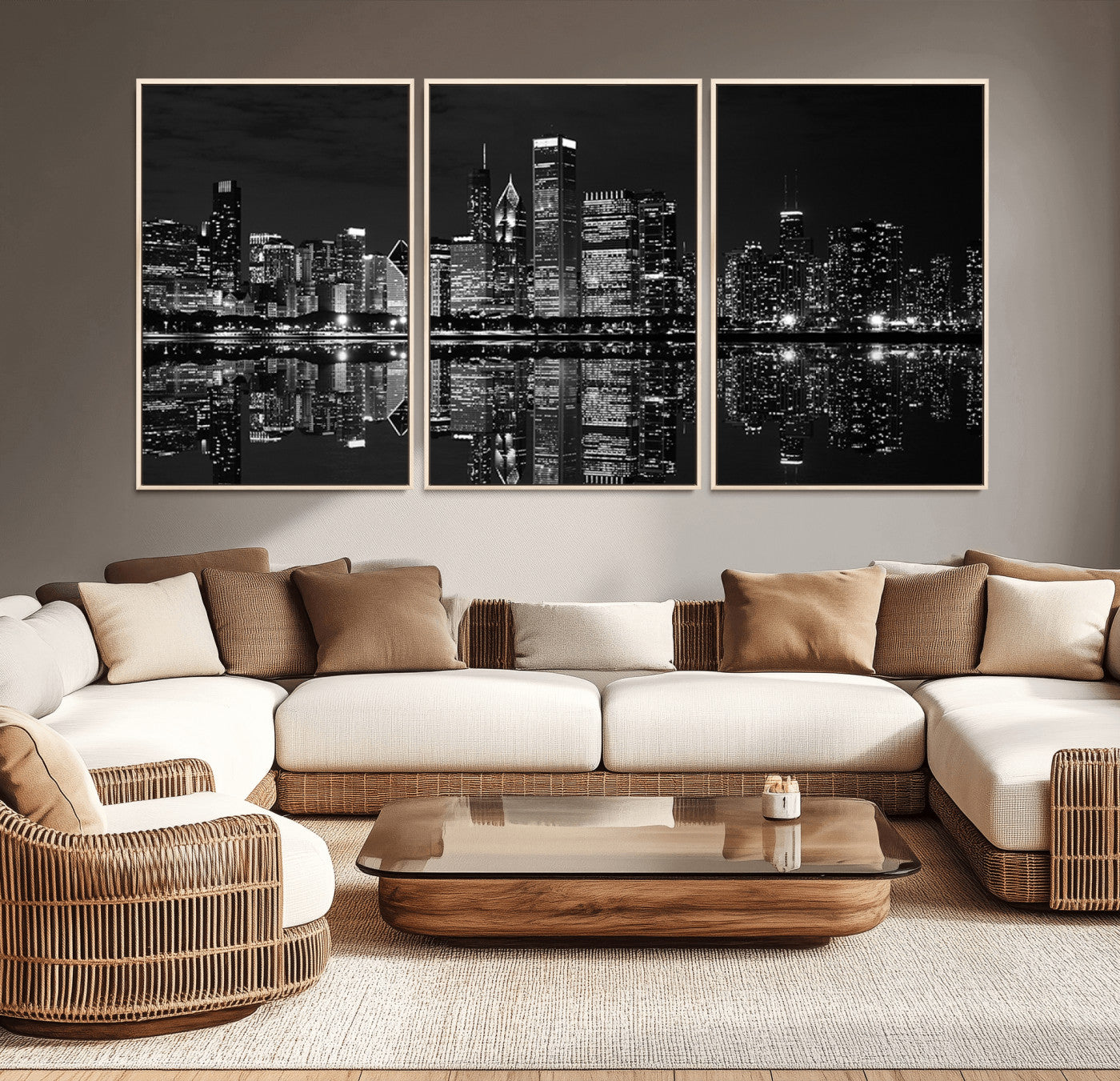 15050-MGV-CV-36X24-Chicago Wall Art Canvas Print