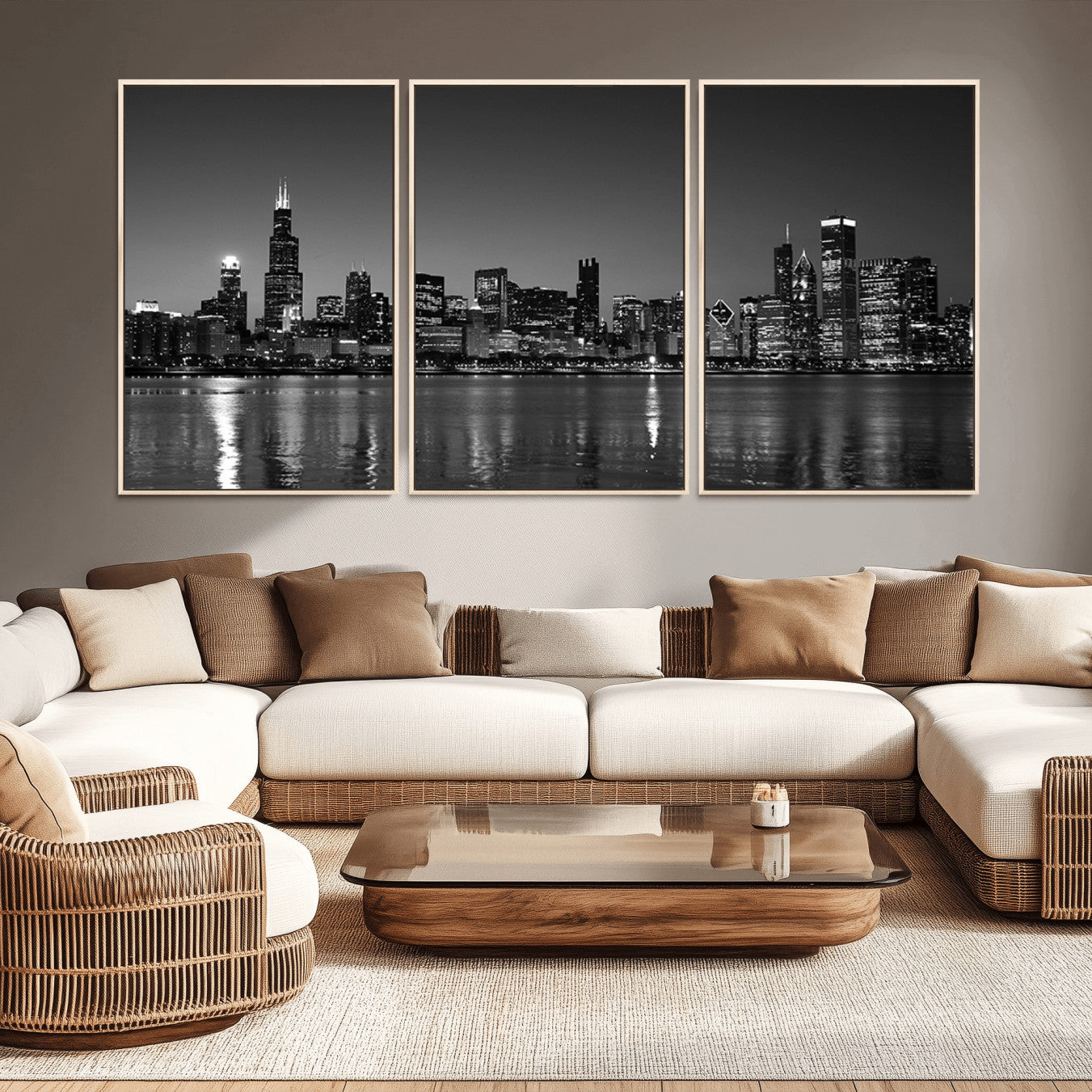 -Chicago Wall Art Canvas Print