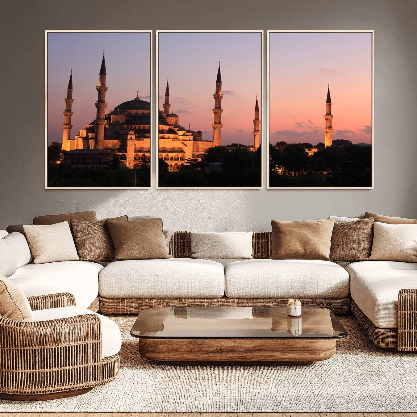 -Wall Art Turkey Istanbul Skyline Canvas Print
