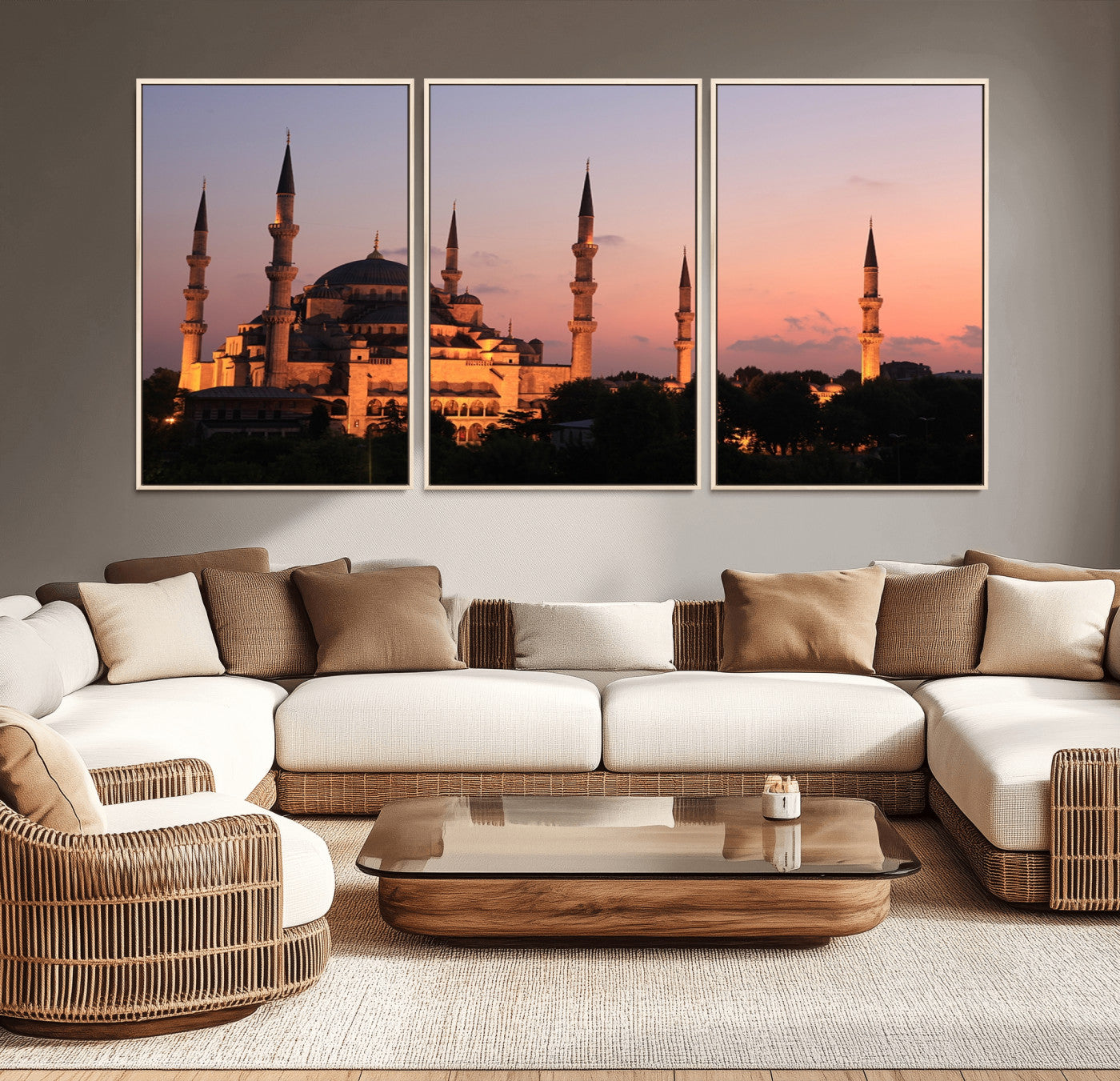 84360-MGV-CV-36X24-Wall Art Turkey Istanbul Skyline Canvas Print