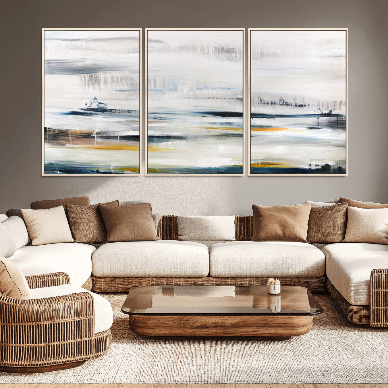 74932-MGV-CV-36X24-Soft Color Abstract Canvas Print