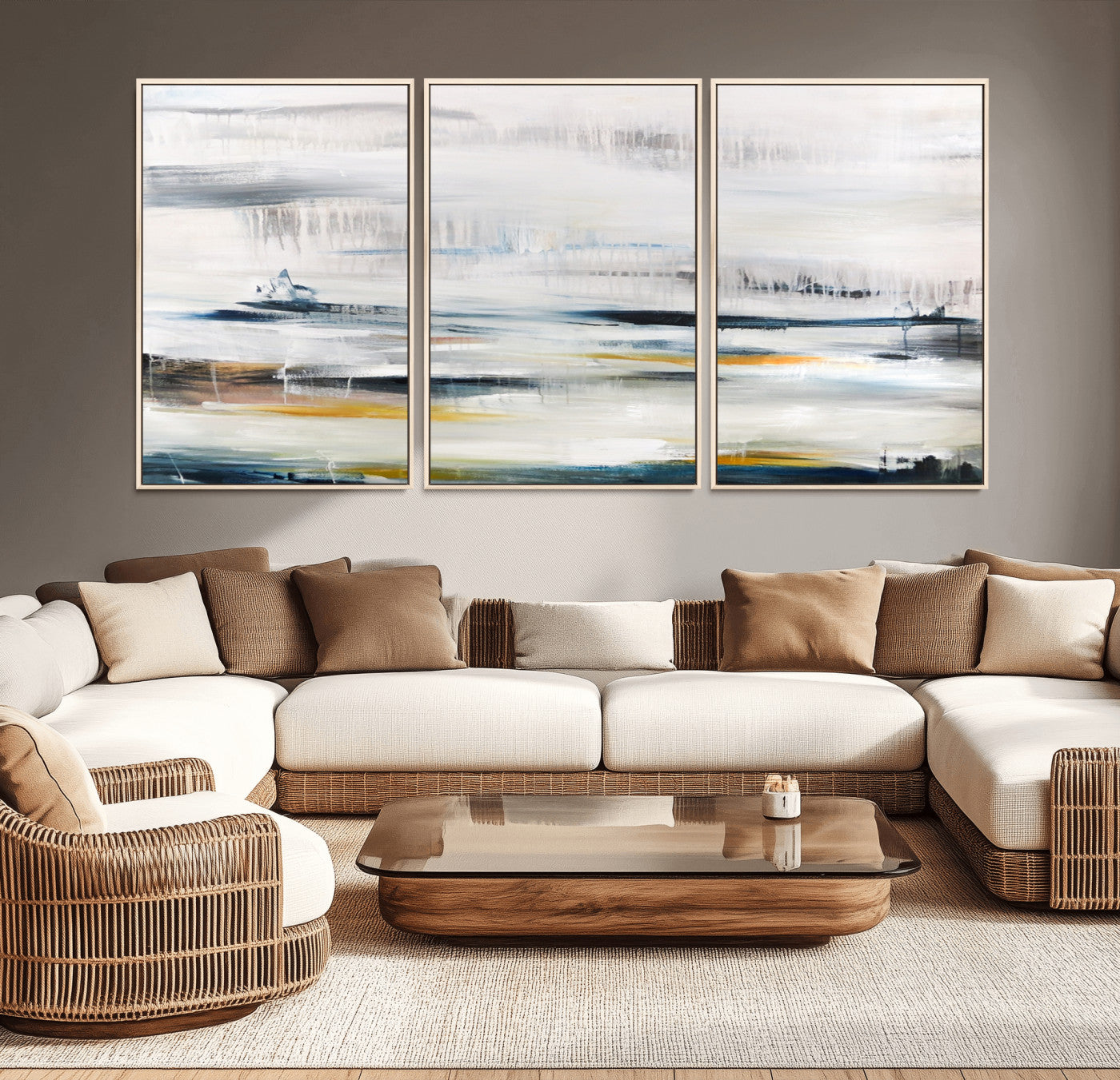 74932-MGV-CV-36X24-Soft Color Abstract Canvas Print