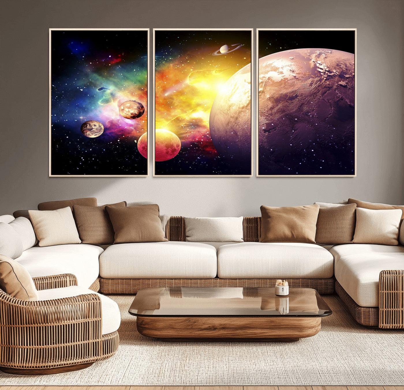 51843-MGV-CV-36X24-Space and Galaxy Canvas Print