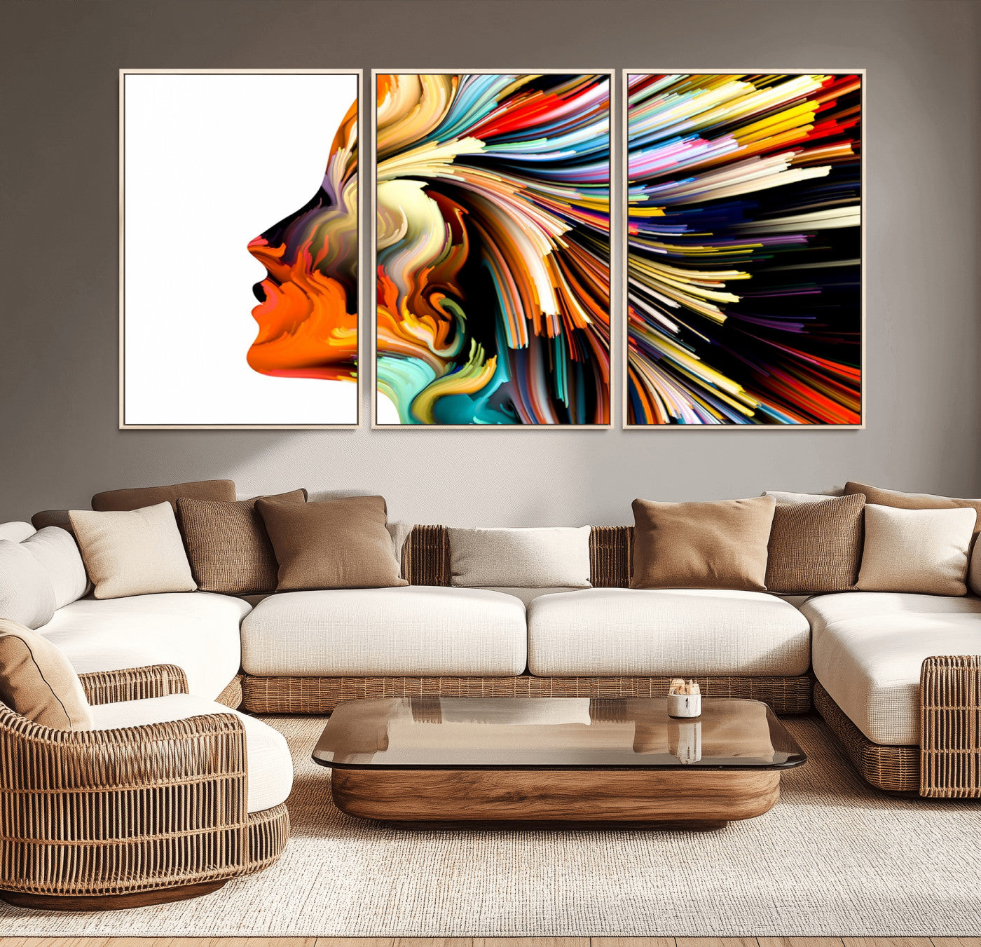 -Profile Colors Canvas Print