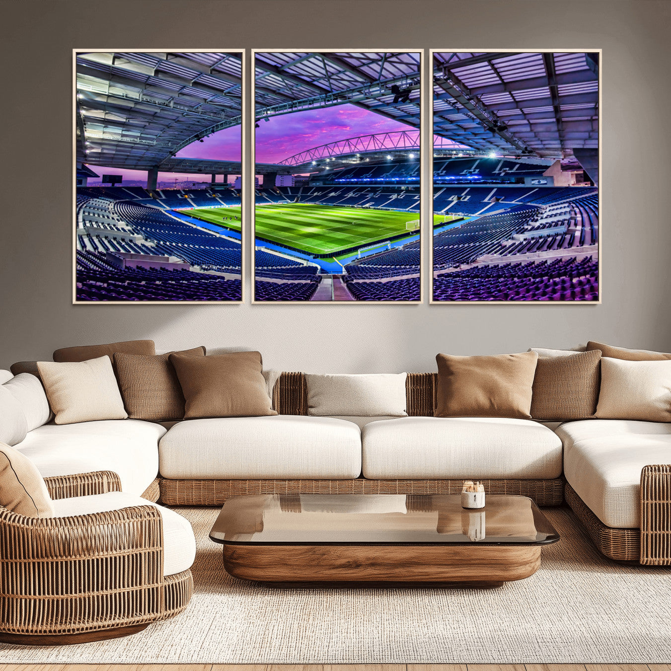 10851-MGV-CV-36X24-FC Porto Soccer Team Print Canvas- Dragon Stadium Wall Art Canvas Print
