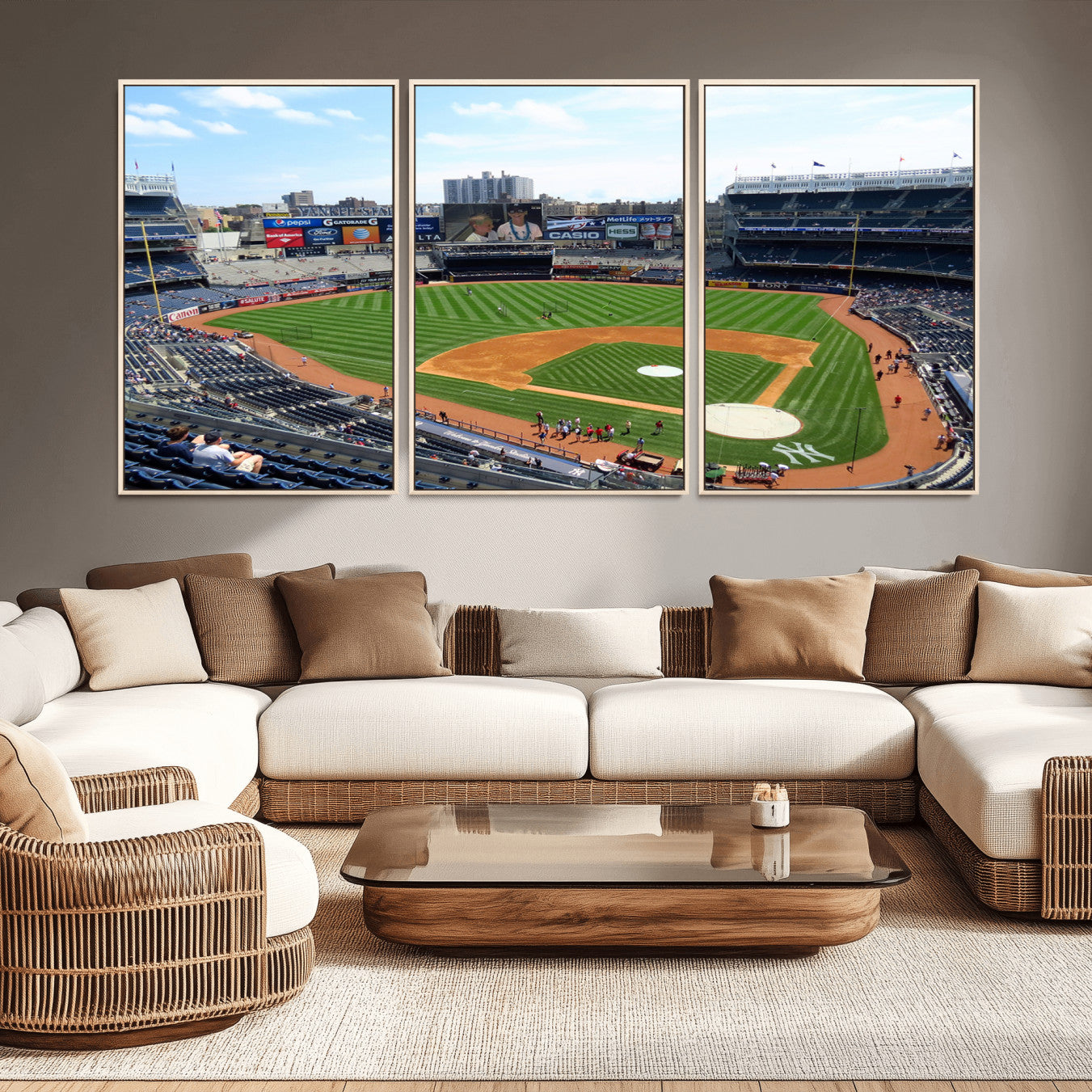 98047-MGV-CV-36X24-Buffalo Bills Stadium Wall Art - Buffalo Bills Decor- NFL Fans Gift, Perfect Sports Decor for Living