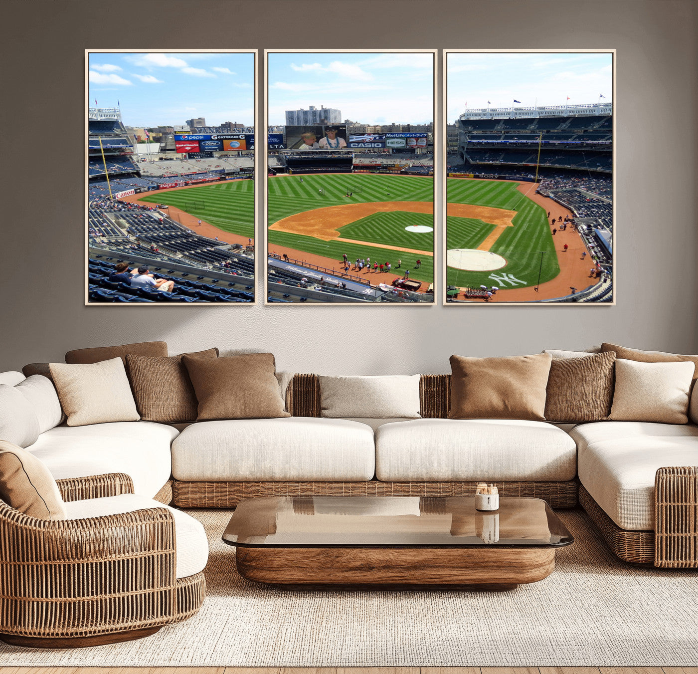 98047-MGV-CV-36X24-Buffalo Bills Stadium Wall Art - Buffalo Bills Decor- NFL Fans Gift, Perfect Sports Decor for Living