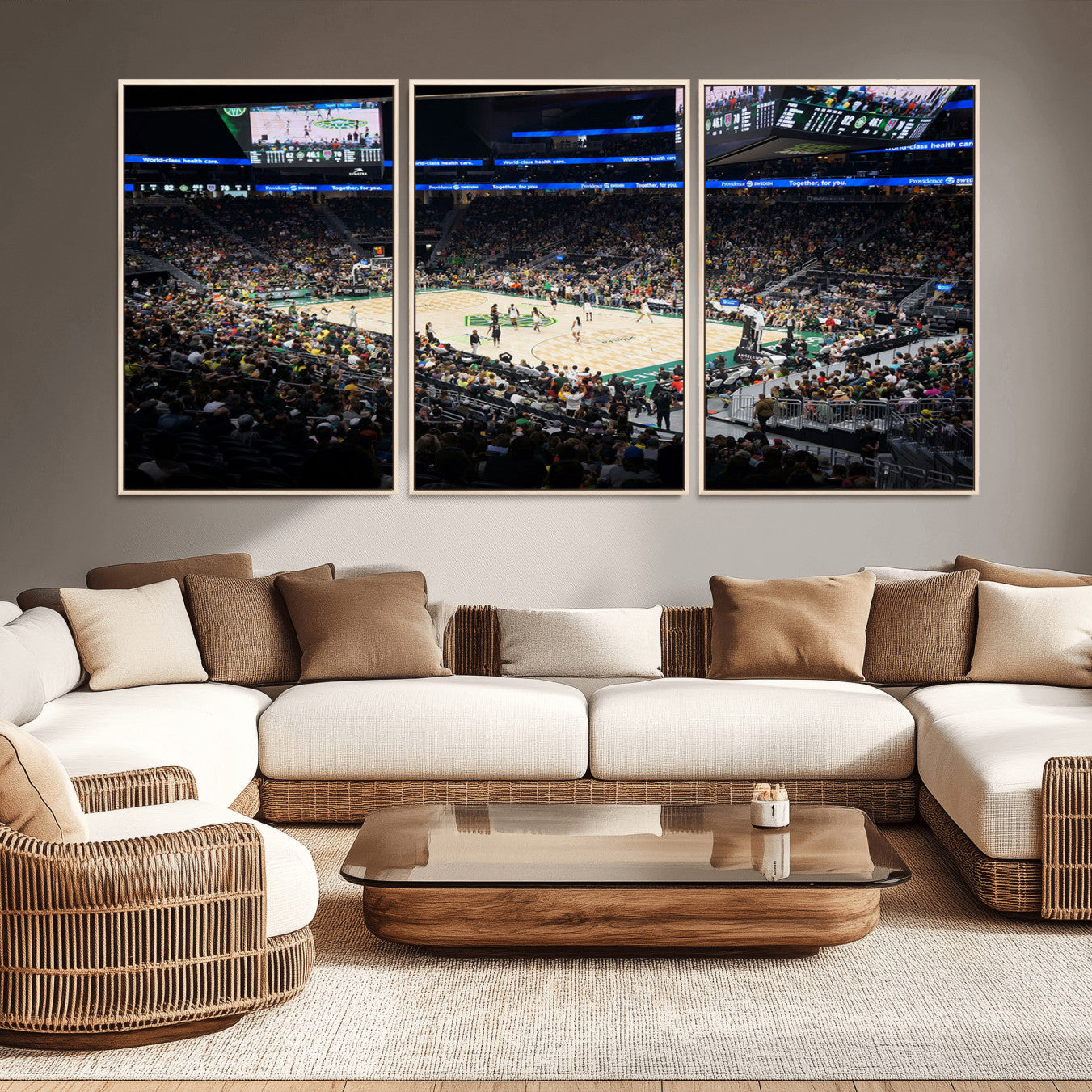 -Climate Pledge Arena | Washington Seattle Kraken Hockey Stadium Wall Art | Canvas Print | Ready to