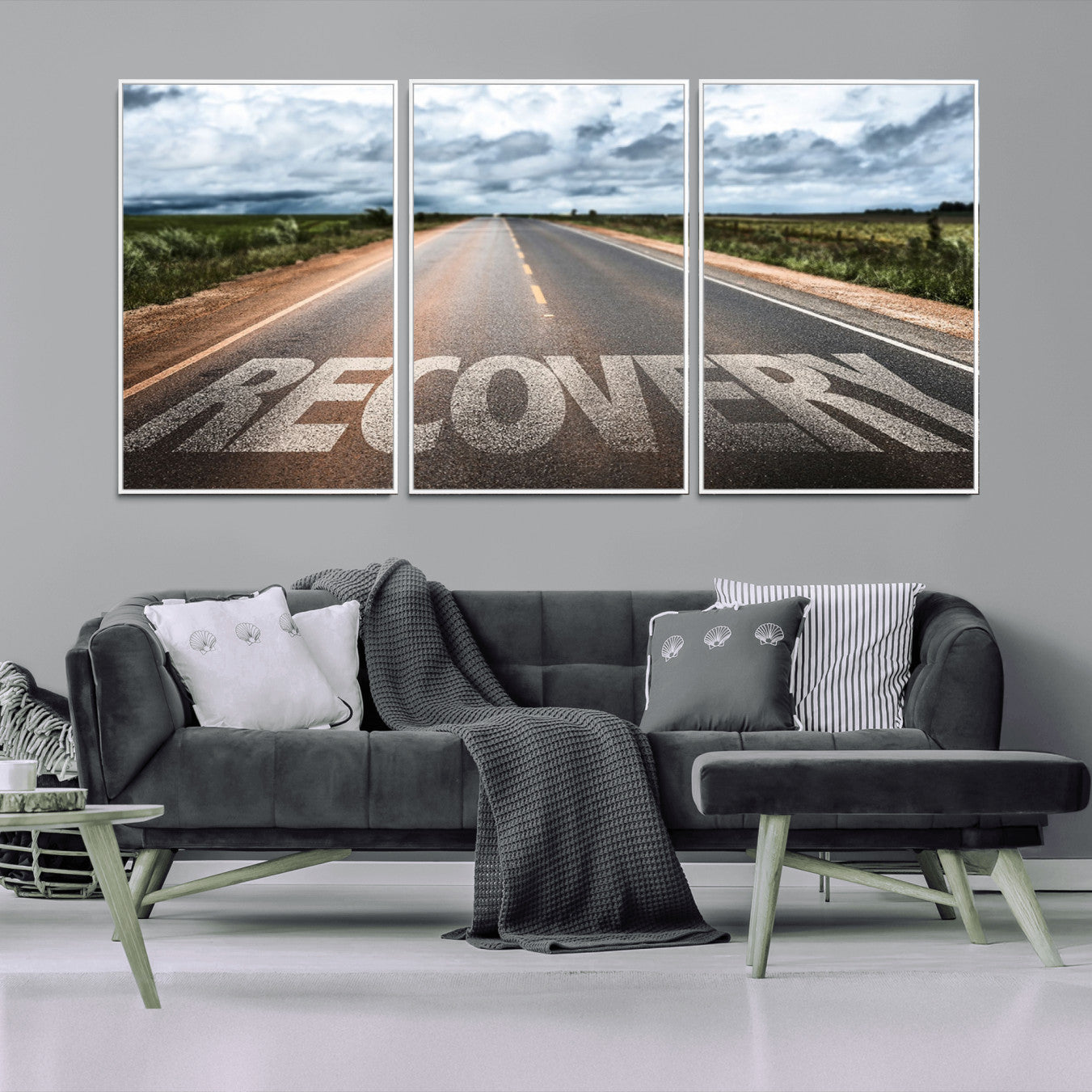 -Recovery Road Wall Art Canvas Print