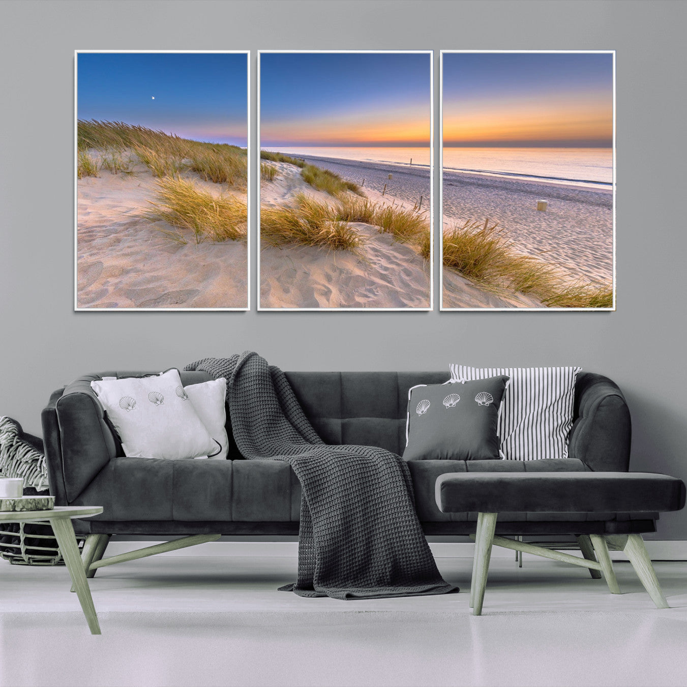 -Sunrise On The Beach Wall Art Canvas Print