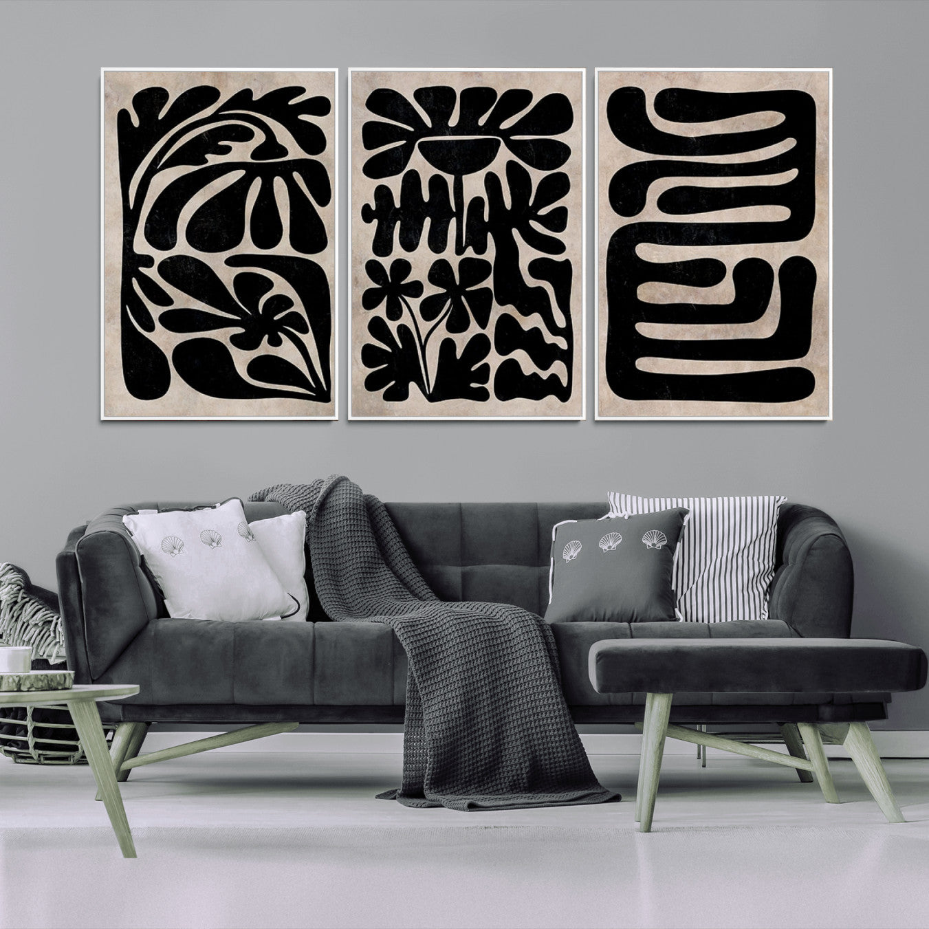 37454-MGV-CV-36X24-Canvas Print Wall Art Abstract Art Boho, Framed Boho Art Canvas Print