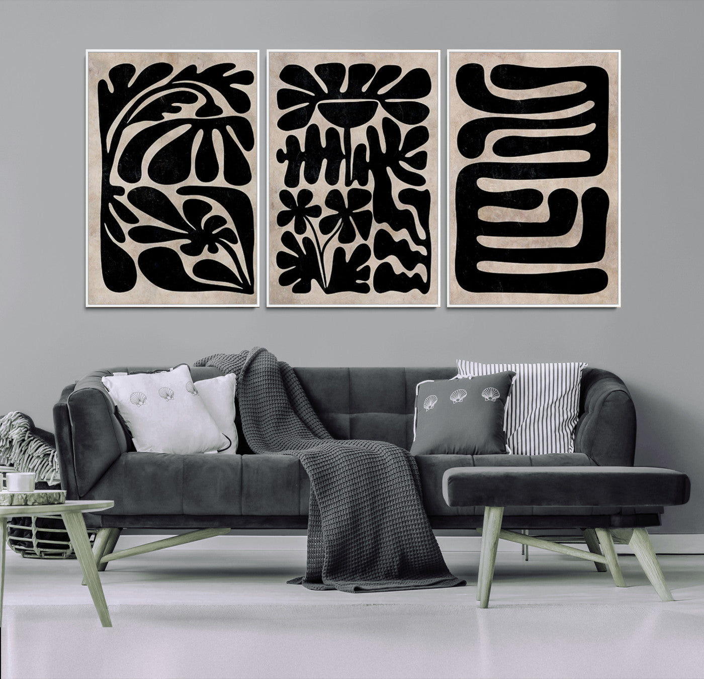 MGV-FC-60X30-3P - Canvas Print Wall Art Abstract Art Boho, Framed Boho Art Canvas Print