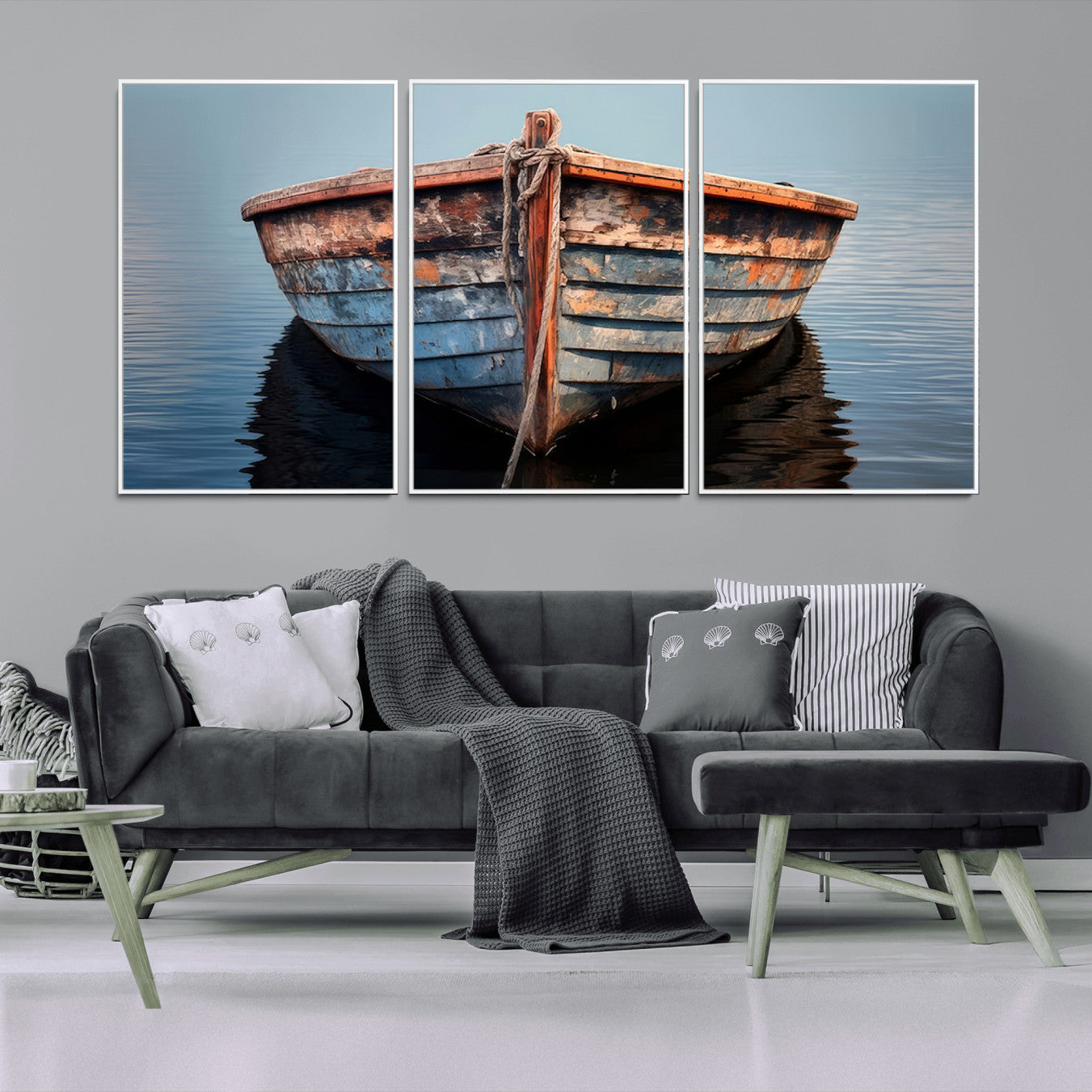 -Stunning Vintage Boat Canvas Print | Nautical Wall