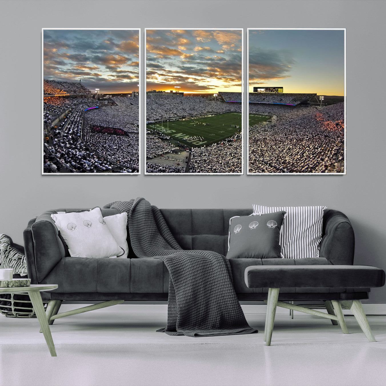 -Beaver Stadium Wall Art - Penn State Stadium Wall Art | Penn Nittany Lions Football Match for Sport