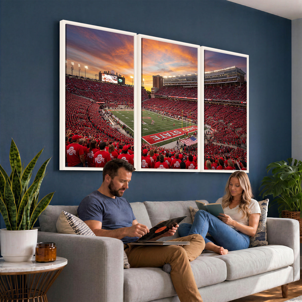 73119077-MGV-CV-36X24 - Stadium Wall Art Canvas Print